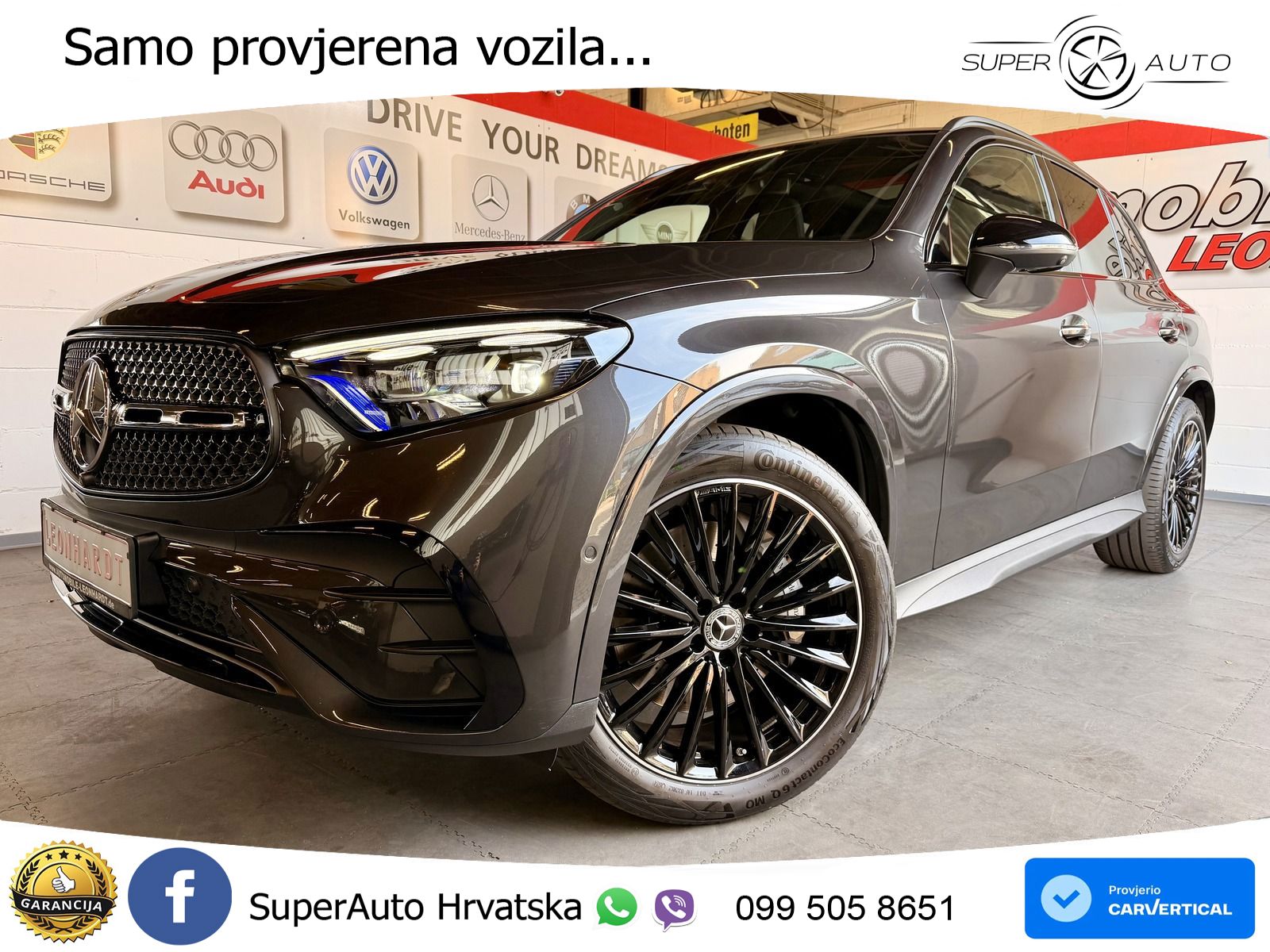 Mercedes GLC 220d (197 KS) 4MATIC 9G-TRONIC AMG LED+GR SJED+ACC