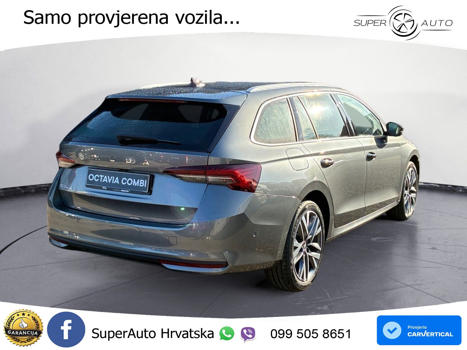 Škoda Octavia Combi 1.5 TSI (150 KS) DSG LED+GR SJED+ACC