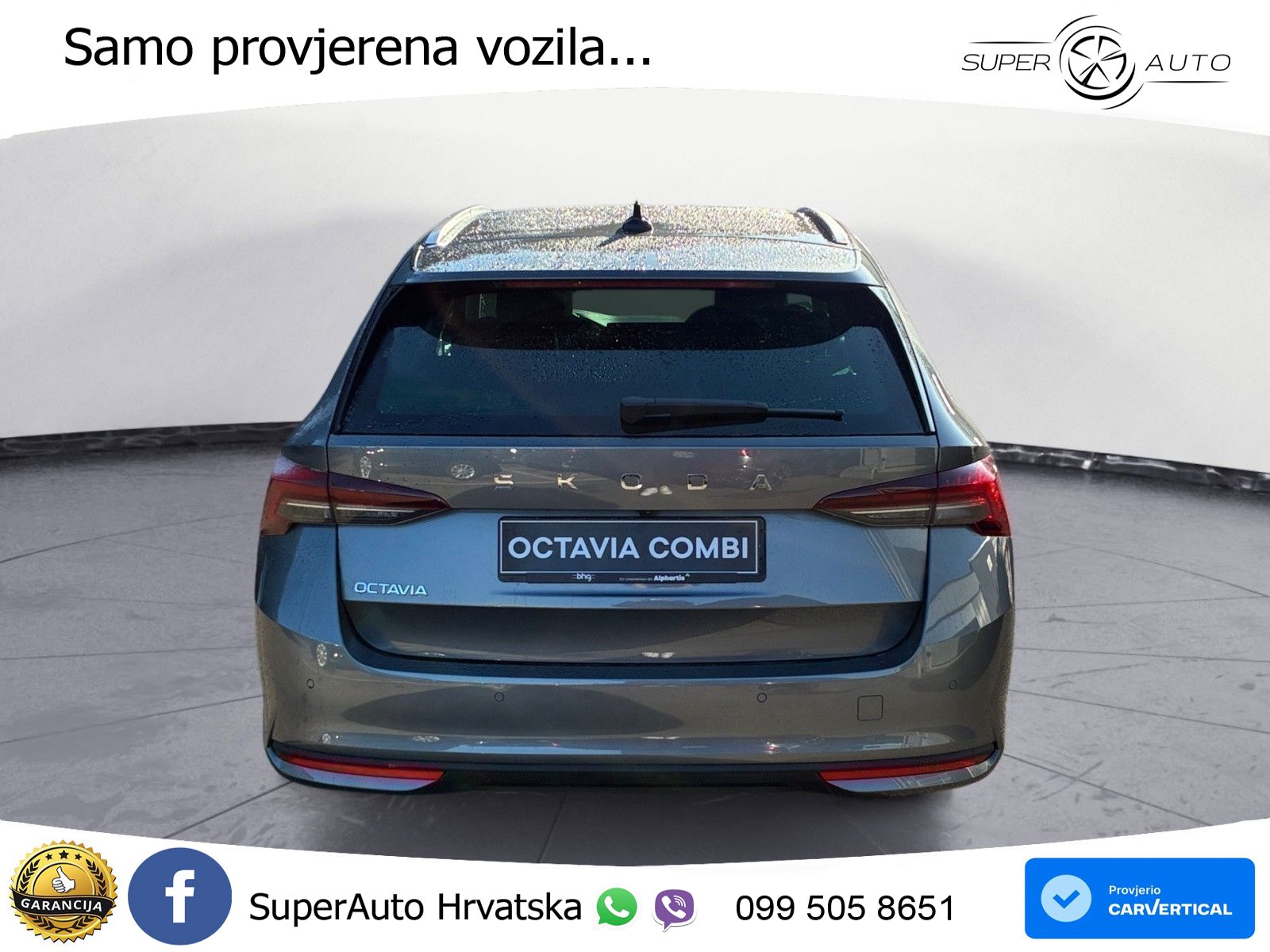 Škoda Octavia Combi 1.5 TSI (150 KS) DSG LED+GR SJED+ACC