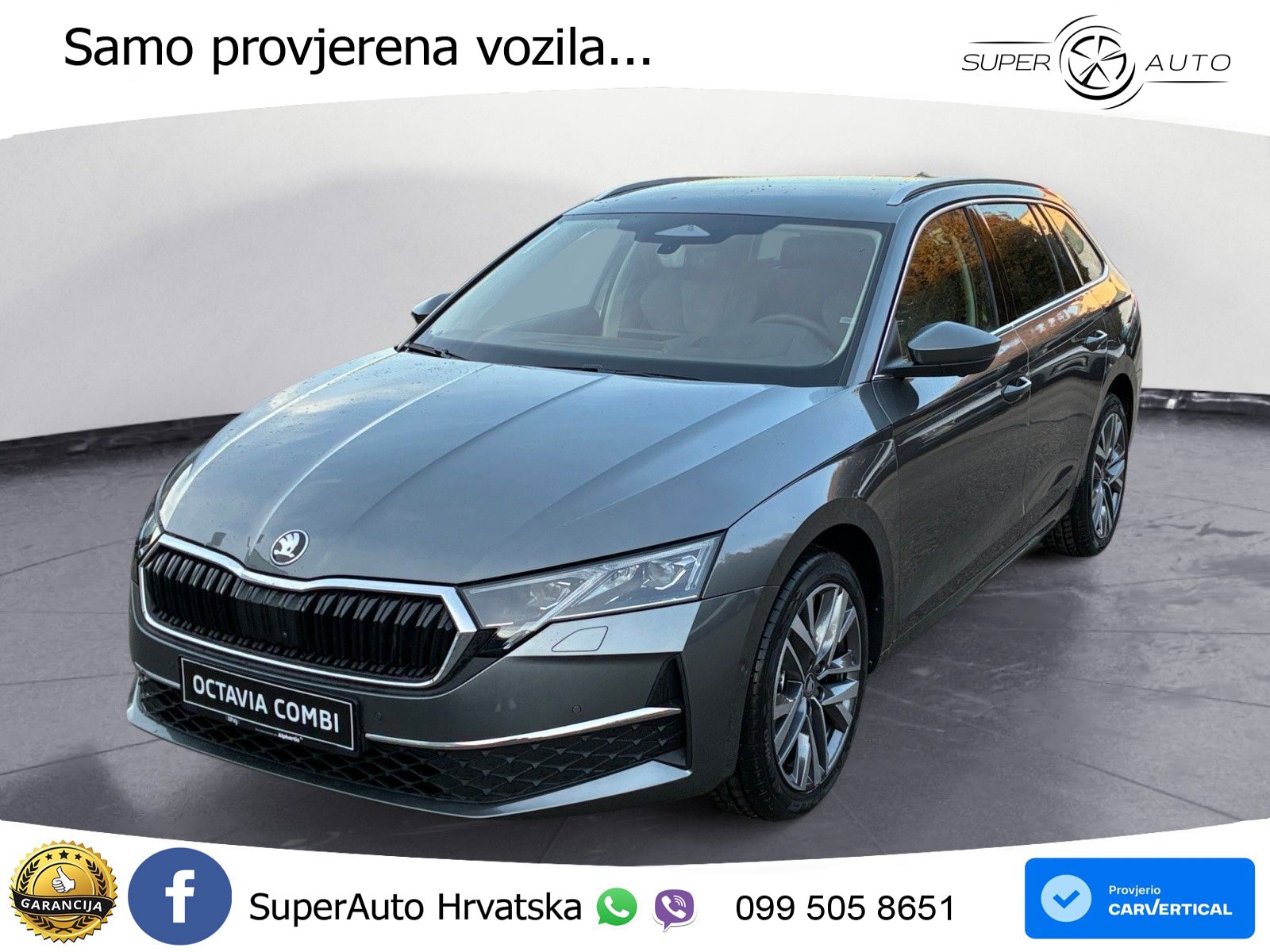 Škoda Octavia Combi 1.5 TSI (150 KS) DSG LED+GR SJED+ACC