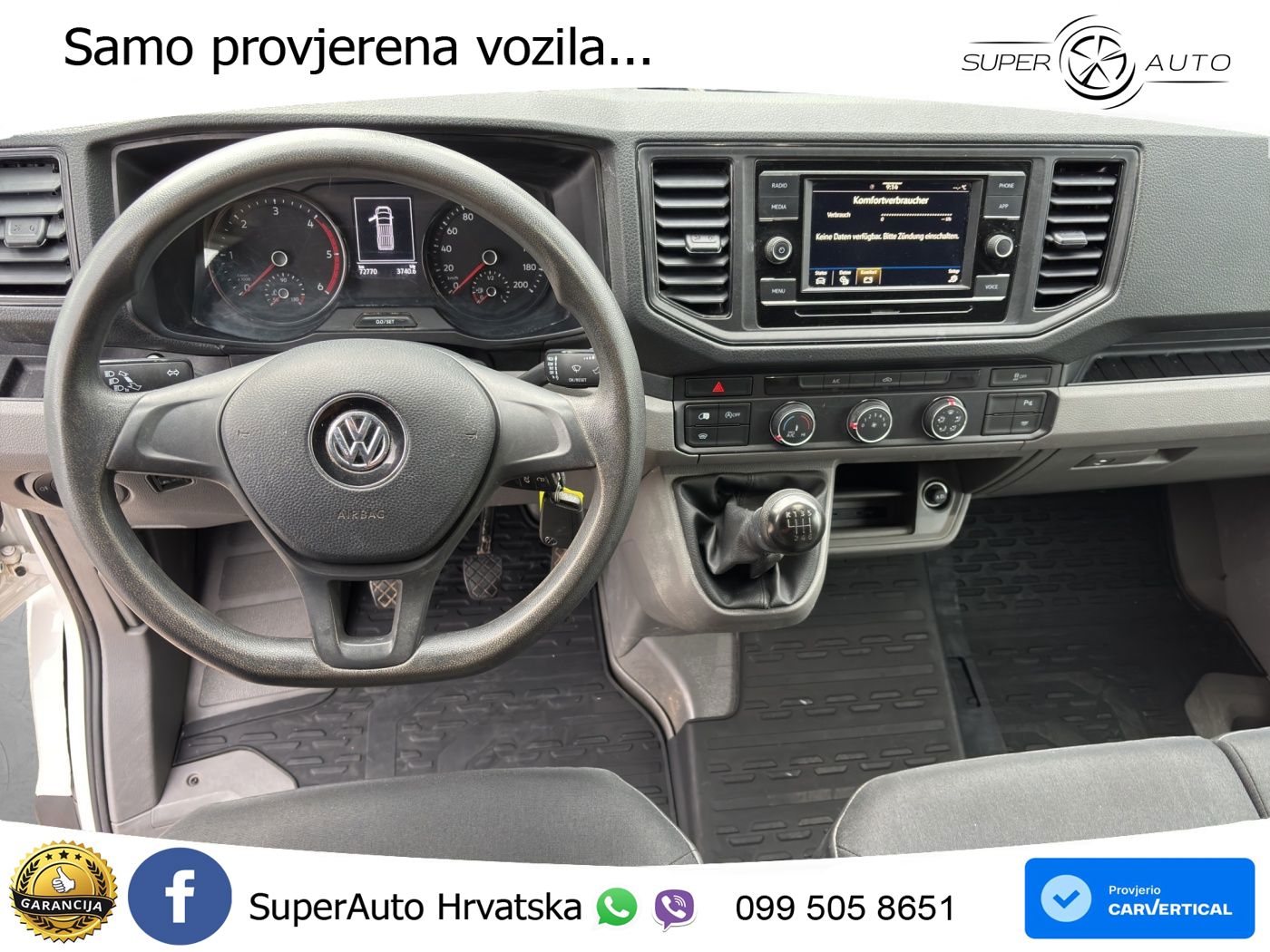 Volkswagen Crafter 30 2.0 TDI 75 kW MR/ND Klima*PDC*Kamera* 102 KS