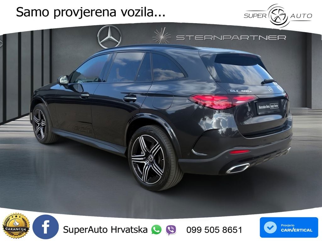 Mercedes GLC 400e (381 KS) 4MATIC 9G-TRONIC AMG ACC+GR SJED+360+PANO