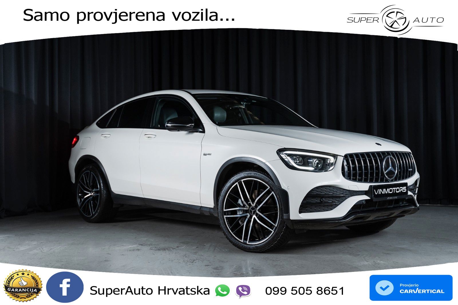 Mercedes GLC Coupe AMG 43 V6 (390 KS) 4MATIC TCT LED+GR SJED+ACC