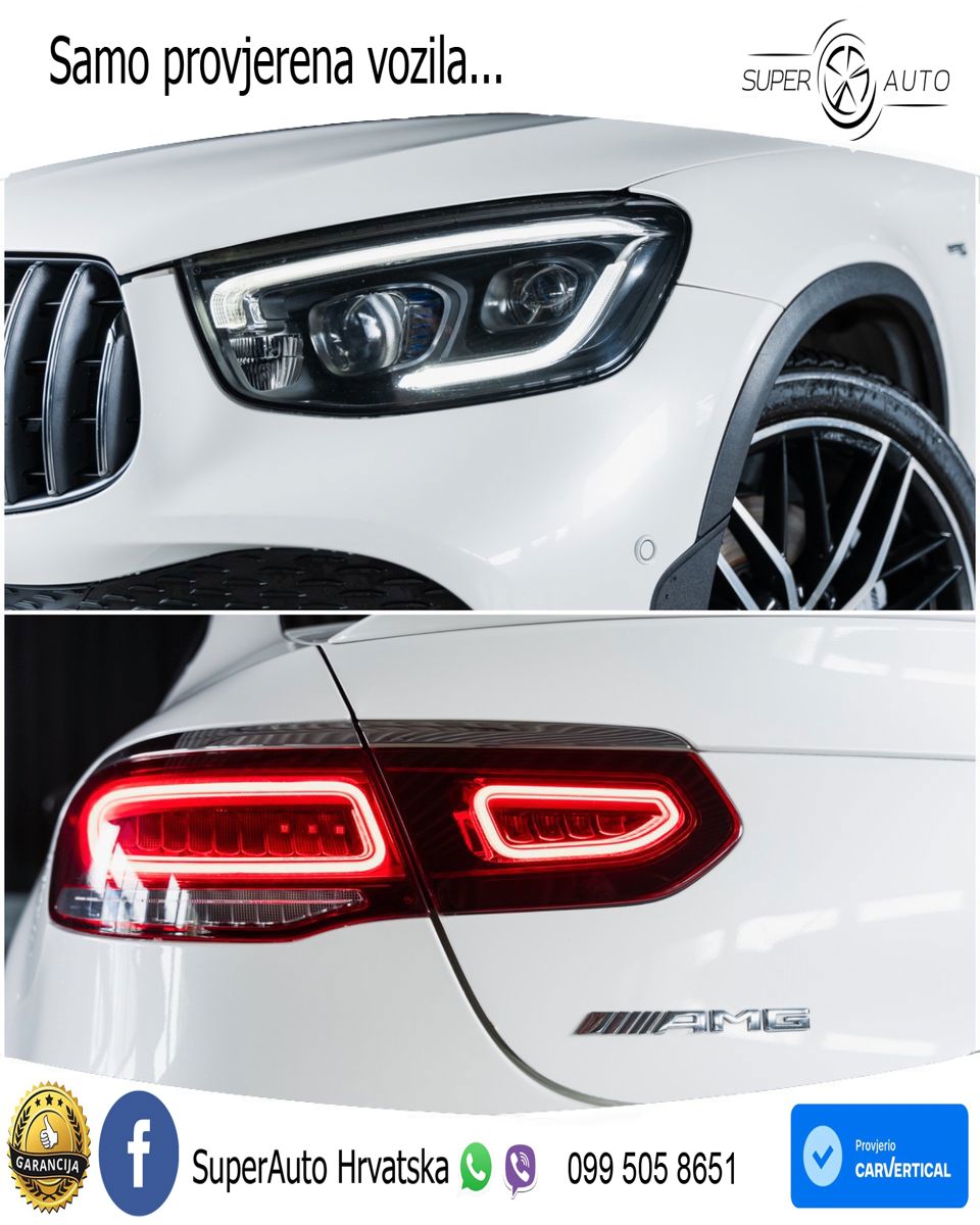Mercedes GLC Coupe AMG 43 V6 (390 KS) 4MATIC TCT LED+GR SJED+ACC