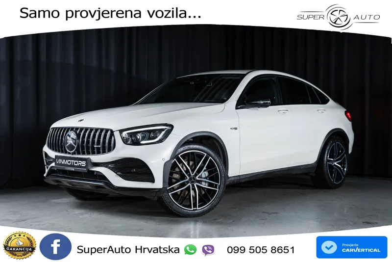 Mercedes GLC Coupe AMG 43 V6 (390 KS) 4MATIC TCT LED+GR SJED+ACC