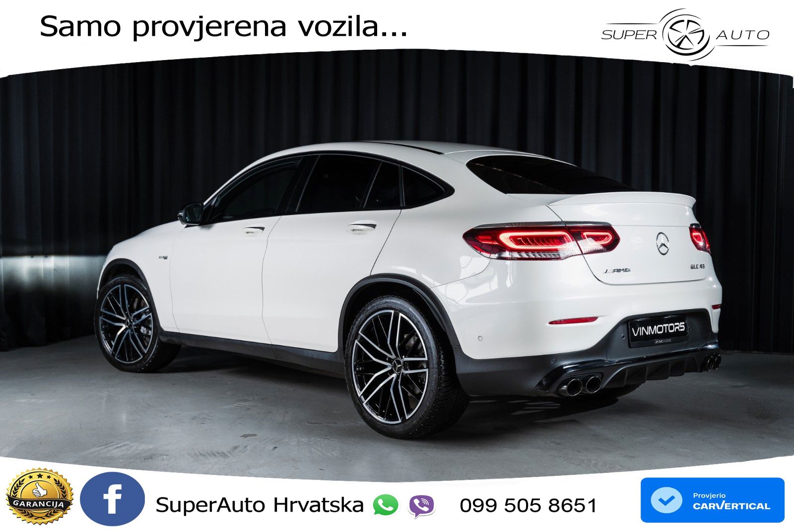 Mercedes GLC Coupe AMG 43 V6 (390 KS) 4MATIC TCT LED+GR SJED+ACC