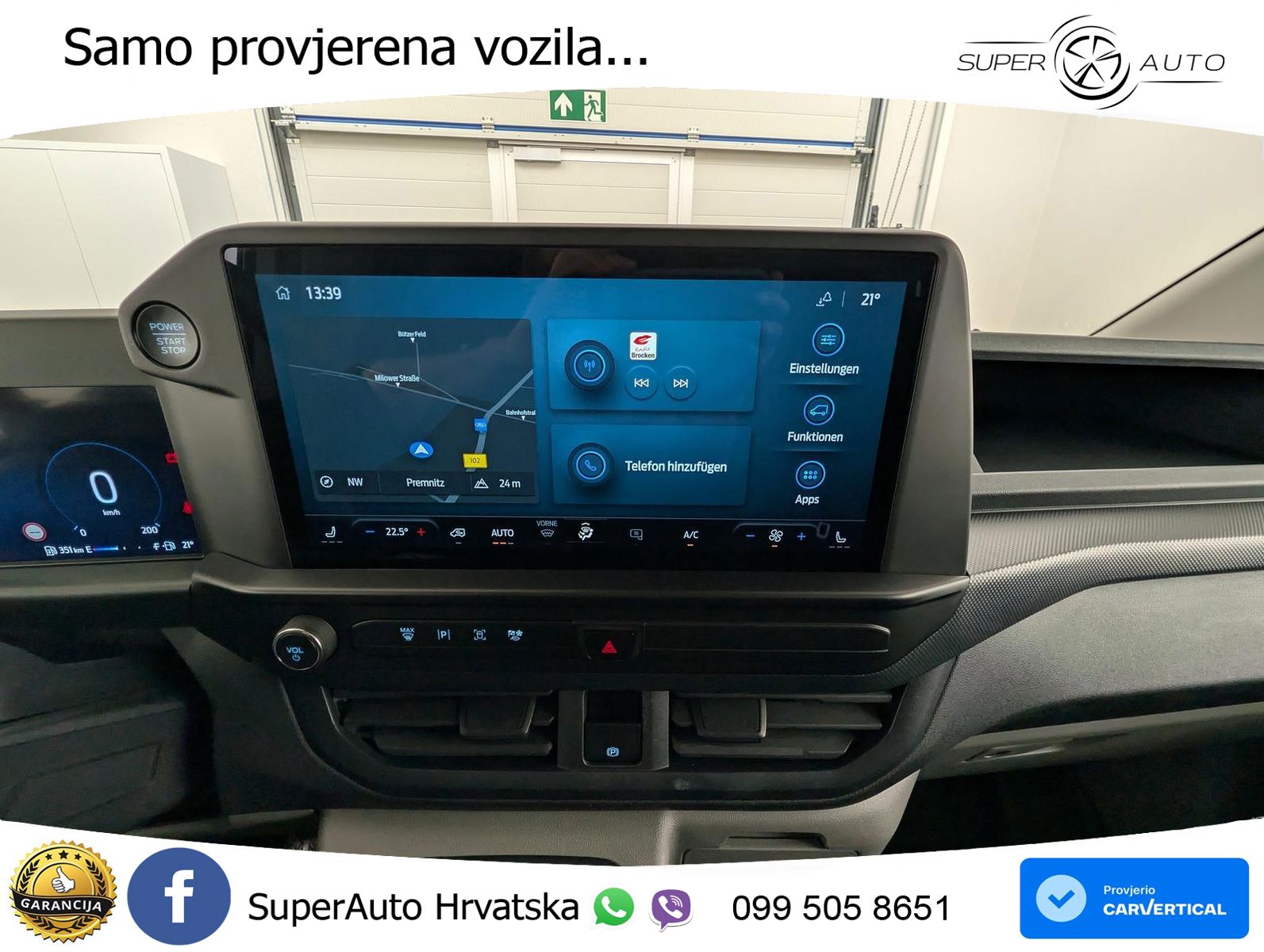 Ford Transit Custom 2.0 Trend 320 L2 LED+SHZ+ACC+Kam. 136 KS