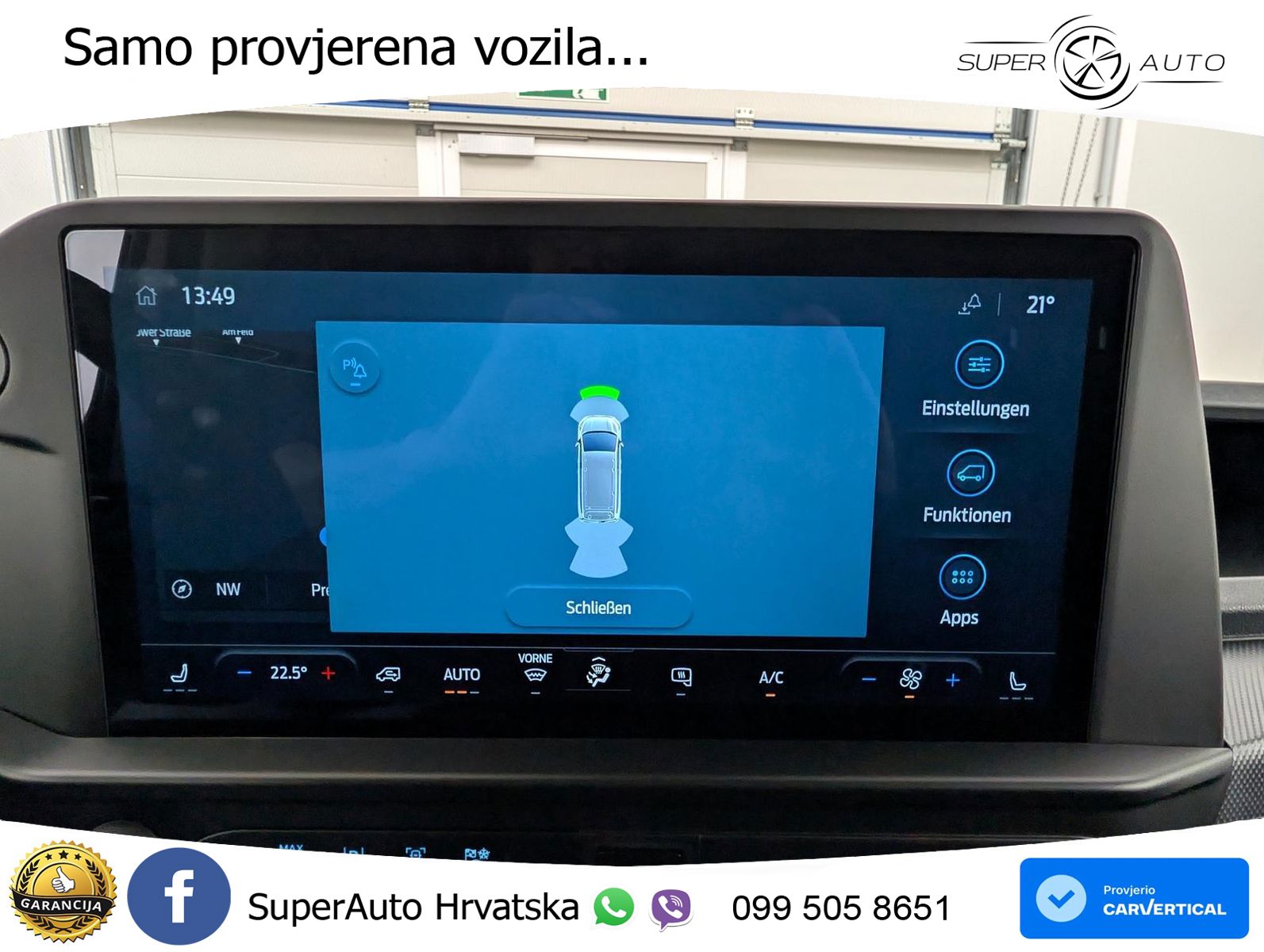 Ford Transit Custom 2.0 Trend 320 L2 LED+SHZ+ACC+Kam. 136 KS