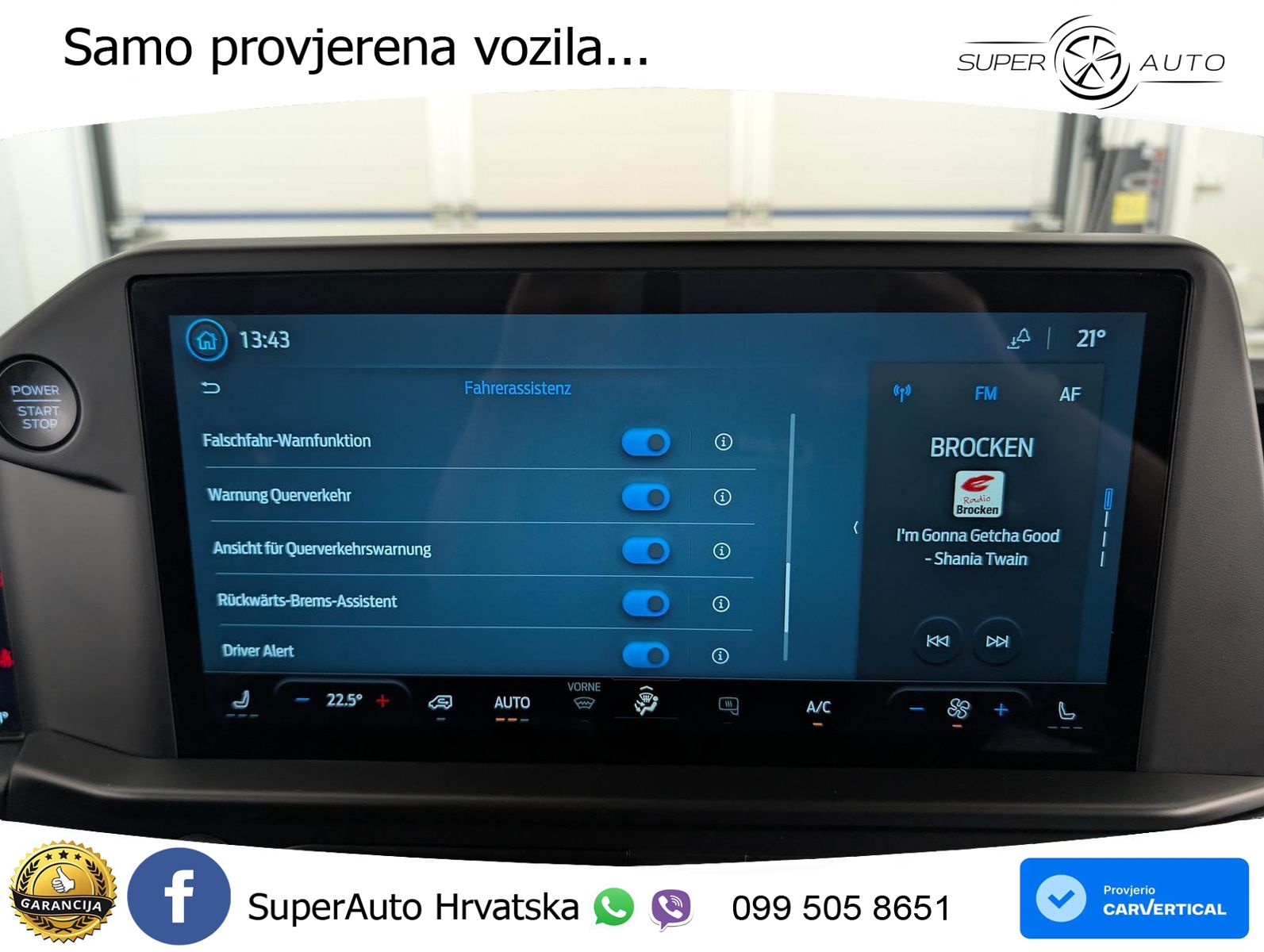 Ford Transit Custom 2.0 Trend 320 L2 LED+SHZ+ACC+Kam. 136 KS