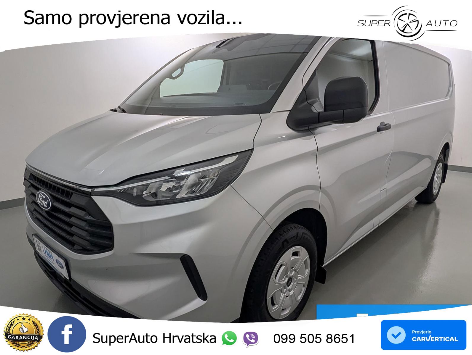 Ford Transit Custom 2.0 Trend 320 L2 LED+SHZ+ACC+Kam. 136 KS