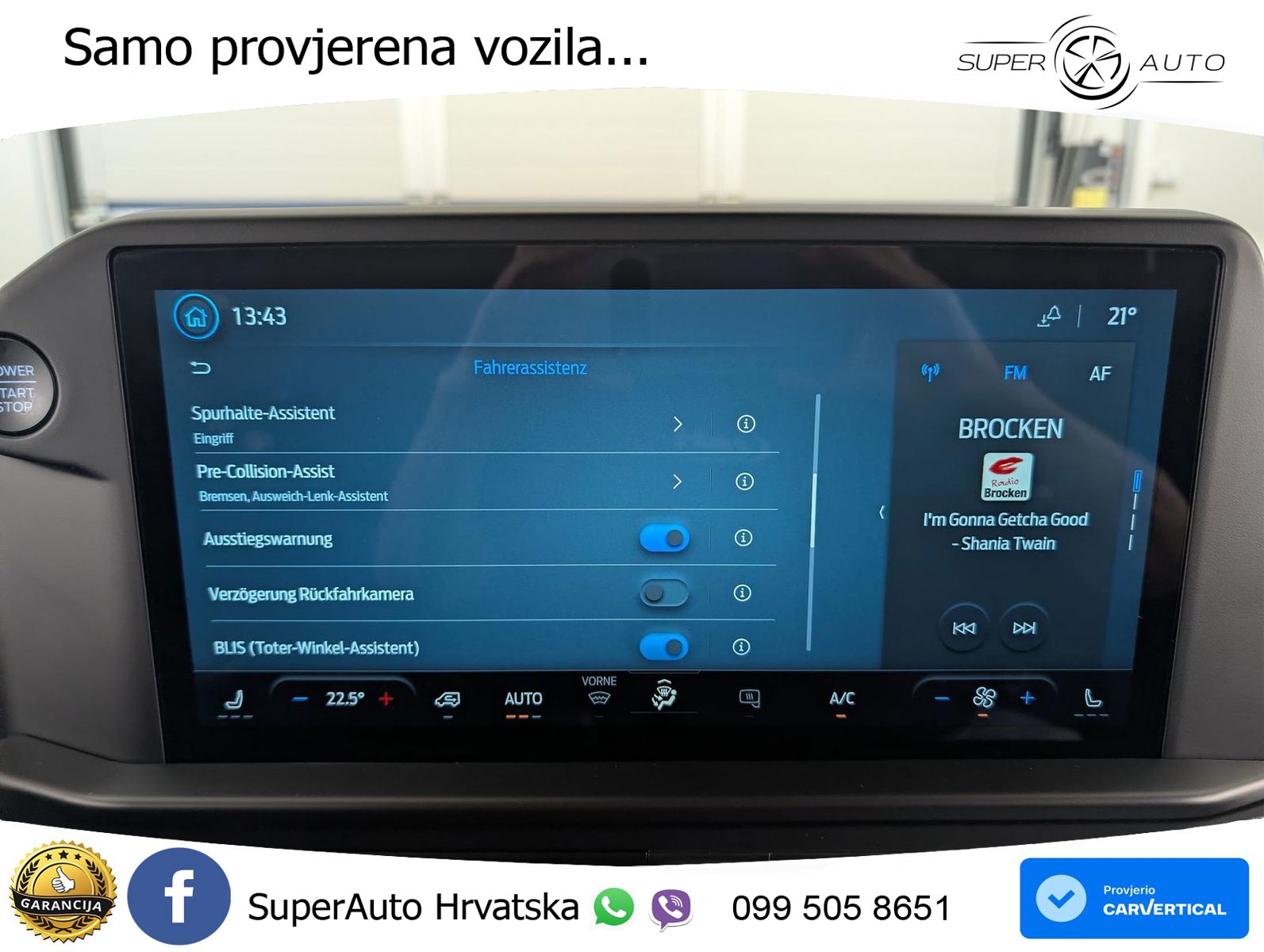 Ford Transit Custom 2.0 Trend 320 L2 LED+SHZ+ACC+Kam. 136 KS