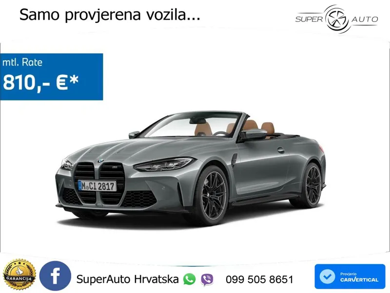 BMW M4 Convertible Competition 3.0 (510 KS) xDrive Steptronic
