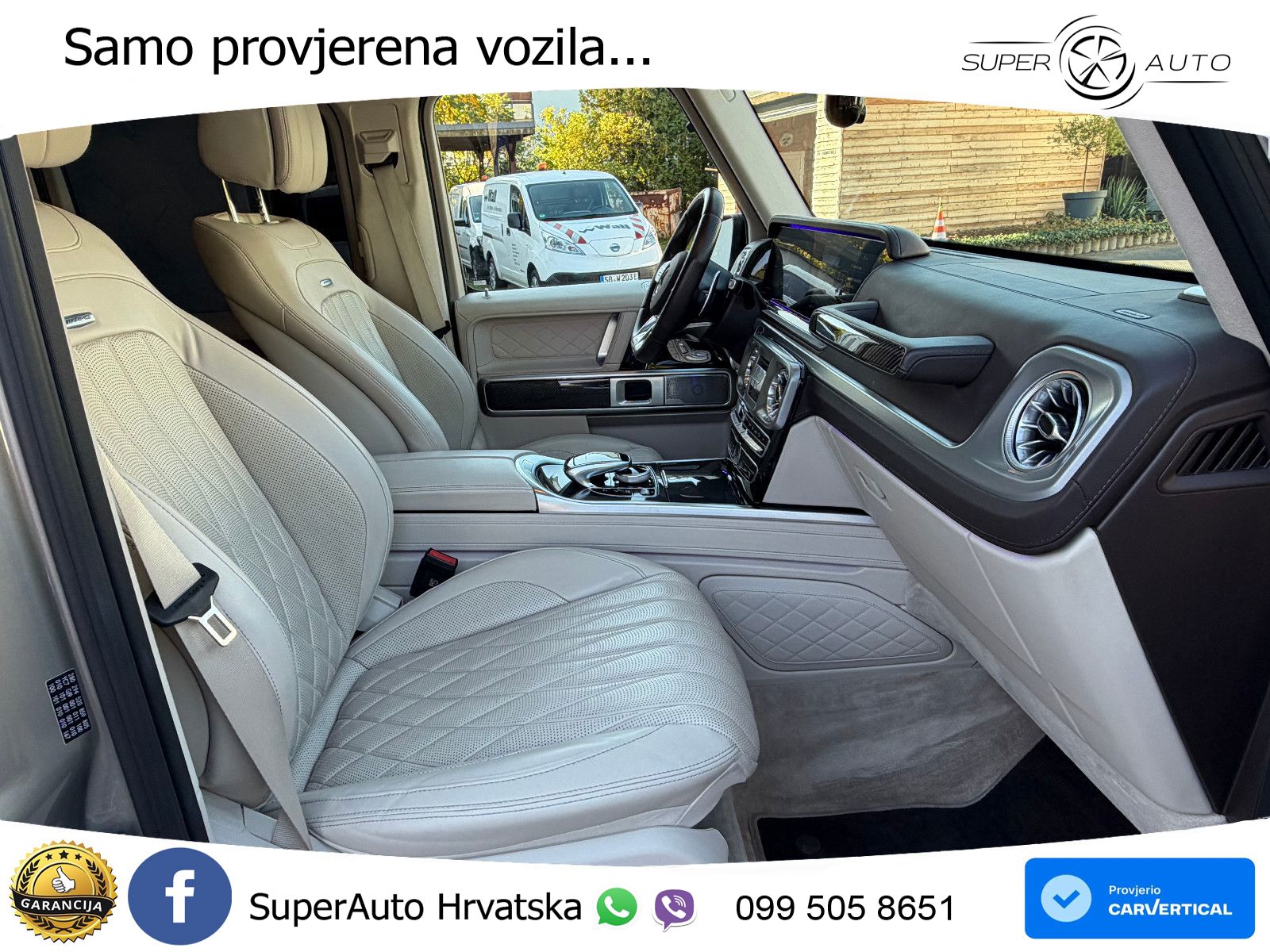 Mercedes AMG G 63 Long V8 (585 KS) 4MATIC 9G-TRONIC AMG SPEEDSHIFT PLUS ACC+GR SJED+360+PANO