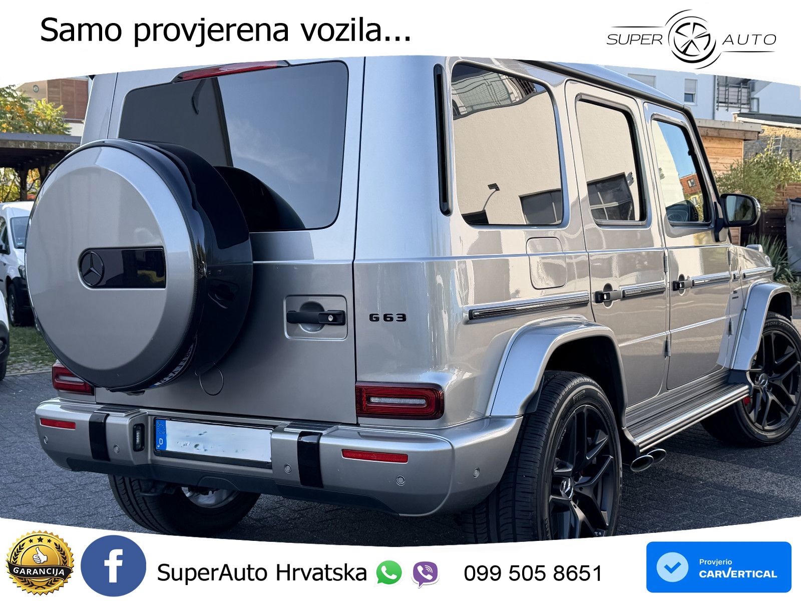 Mercedes AMG G 63 Long V8 (585 KS) 4MATIC 9G-TRONIC AMG SPEEDSHIFT PLUS ACC+GR SJED+360+PANO