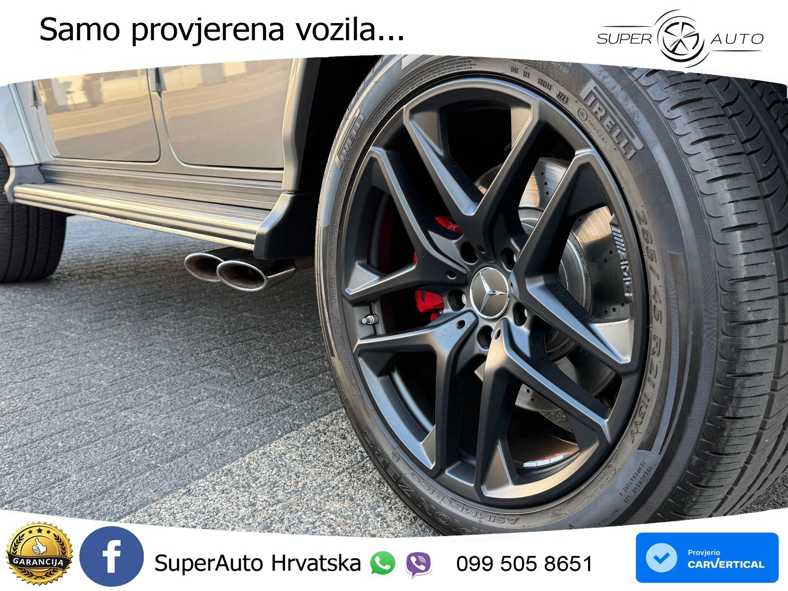 Mercedes AMG G 63 Long V8 (585 KS) 4MATIC 9G-TRONIC AMG SPEEDSHIFT PLUS ACC+GR SJED+360+PANO