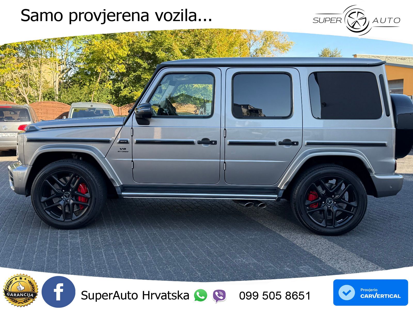 Mercedes AMG G 63 Long V8 (585 KS) 4MATIC 9G-TRONIC AMG SPEEDSHIFT PLUS ACC+GR SJED+360+PANO