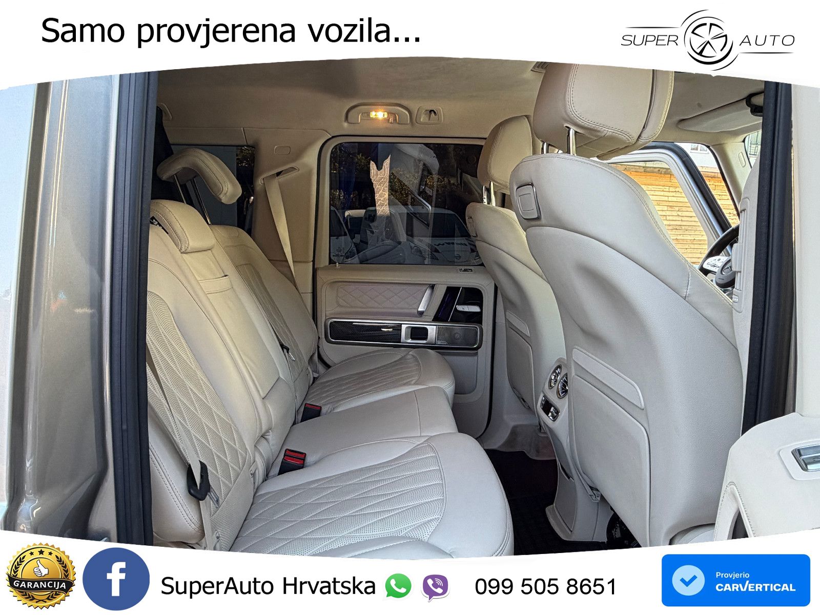 Mercedes AMG G 63 Long V8 (585 KS) 4MATIC 9G-TRONIC AMG SPEEDSHIFT PLUS ACC+GR SJED+360+PANO