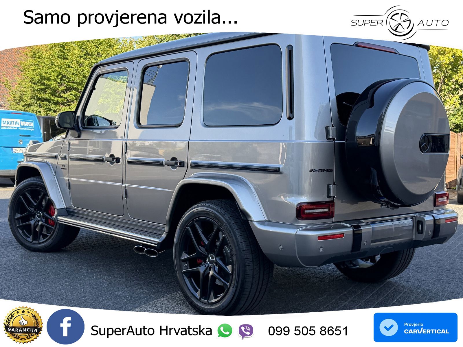 Mercedes AMG G 63 Long V8 (585 KS) 4MATIC 9G-TRONIC AMG SPEEDSHIFT PLUS ACC+GR SJED+360+PANO