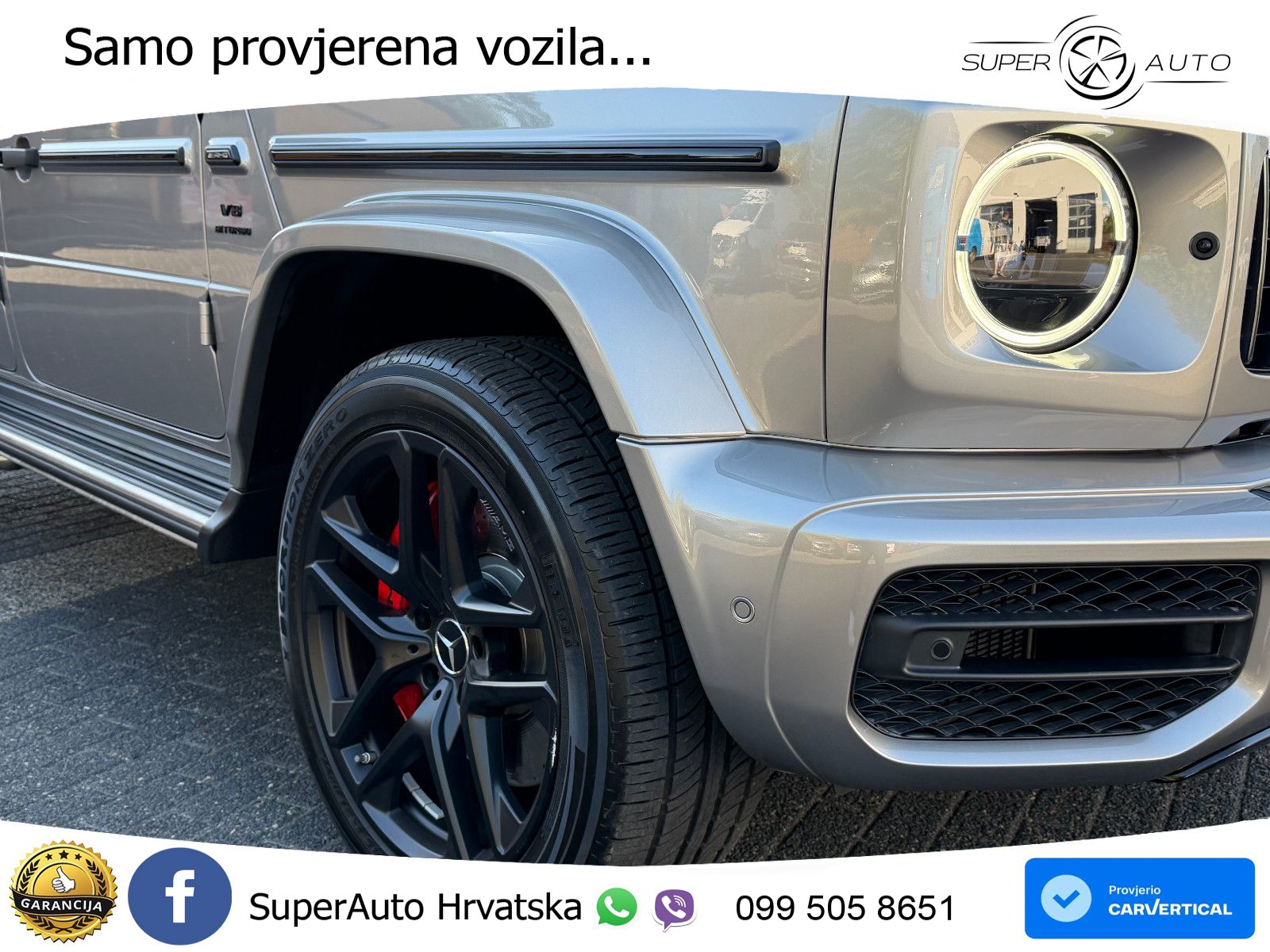 Mercedes AMG G 63 Long V8 (585 KS) 4MATIC 9G-TRONIC AMG SPEEDSHIFT PLUS ACC+GR SJED+360+PANO