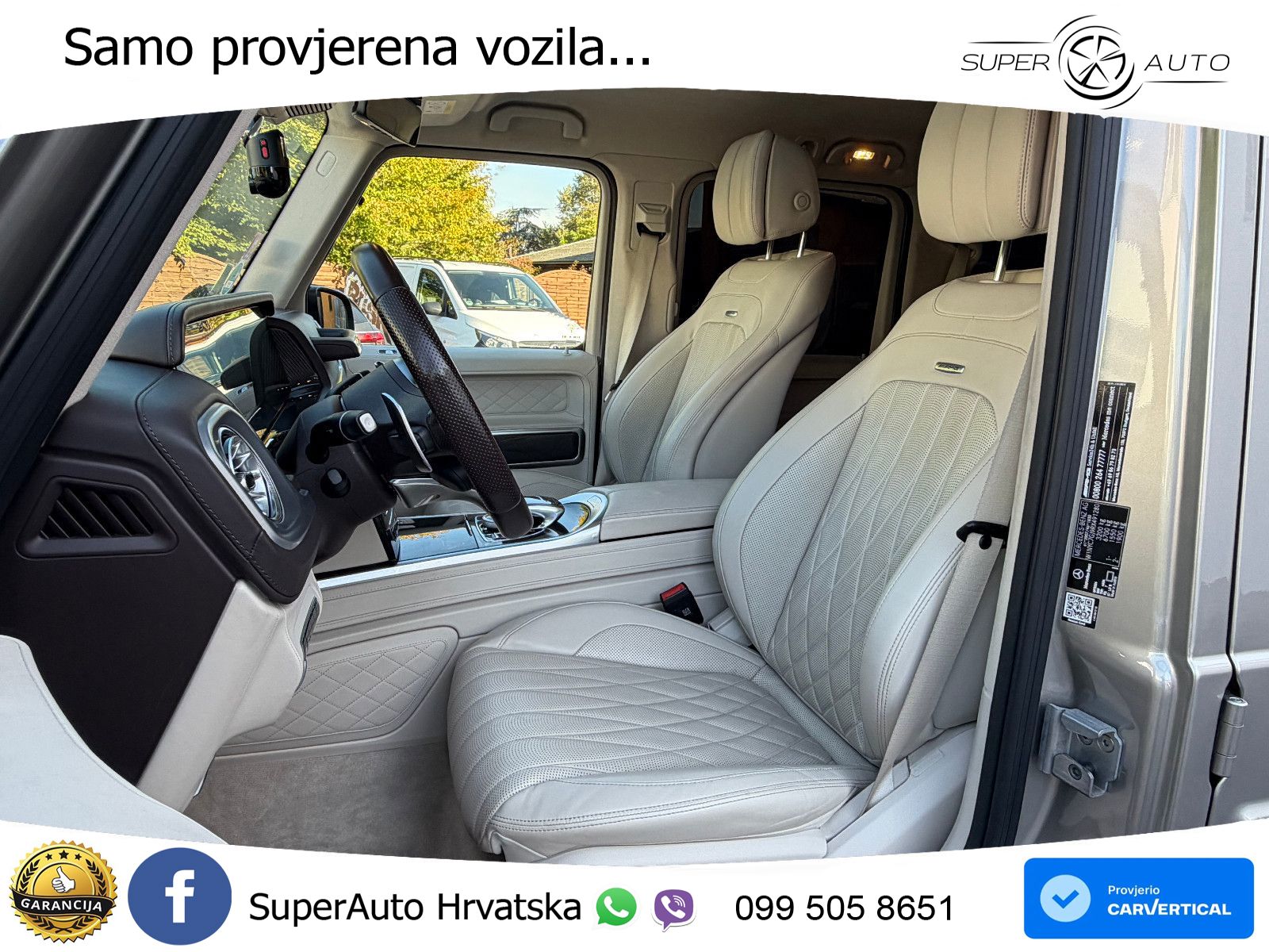 Mercedes AMG G 63 Long V8 (585 KS) 4MATIC 9G-TRONIC AMG SPEEDSHIFT PLUS ACC+GR SJED+360+PANO