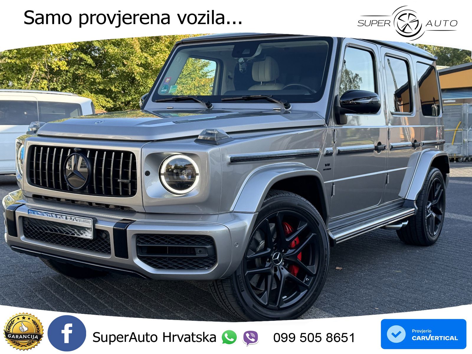 Mercedes AMG G 63 Long V8 (585 KS) 4MATIC 9G-TRONIC AMG SPEEDSHIFT PLUS ACC+GR SJED+360+PANO