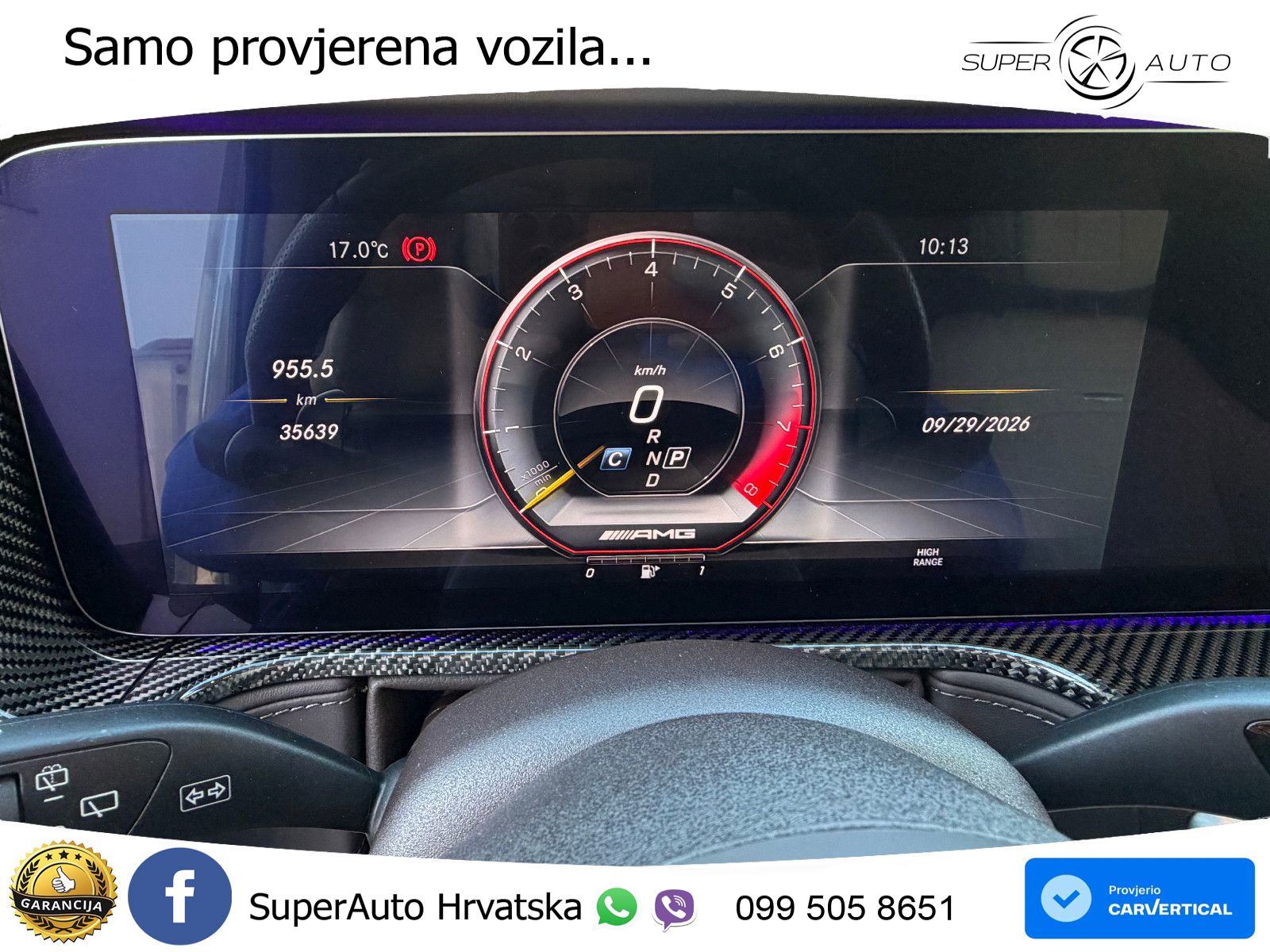 Mercedes AMG G 63 Long V8 (585 KS) 4MATIC 9G-TRONIC AMG SPEEDSHIFT PLUS ACC+GR SJED+360+PANO