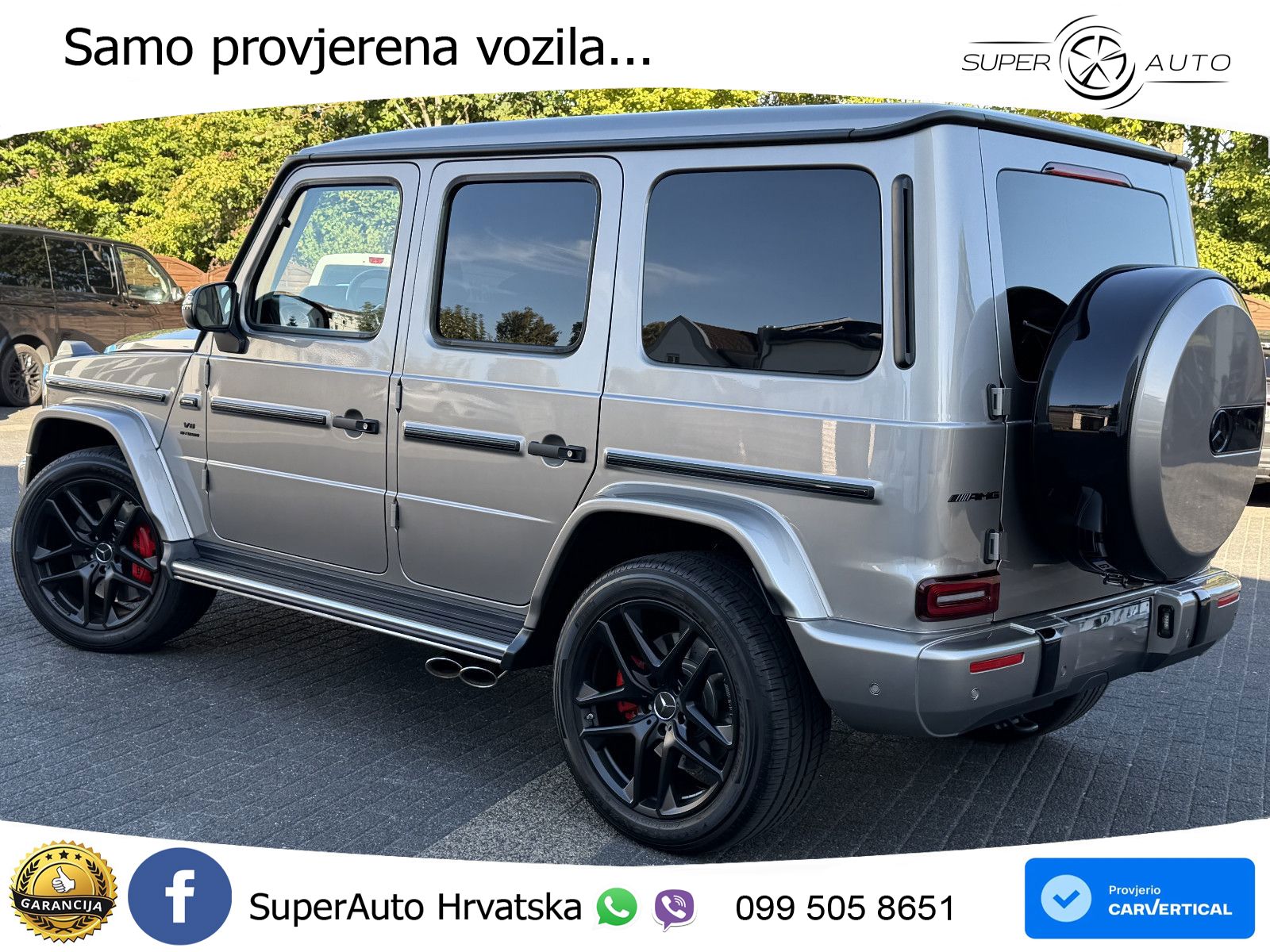Mercedes AMG G 63 Long V8 (585 KS) 4MATIC 9G-TRONIC AMG SPEEDSHIFT PLUS ACC+GR SJED+360+PANO