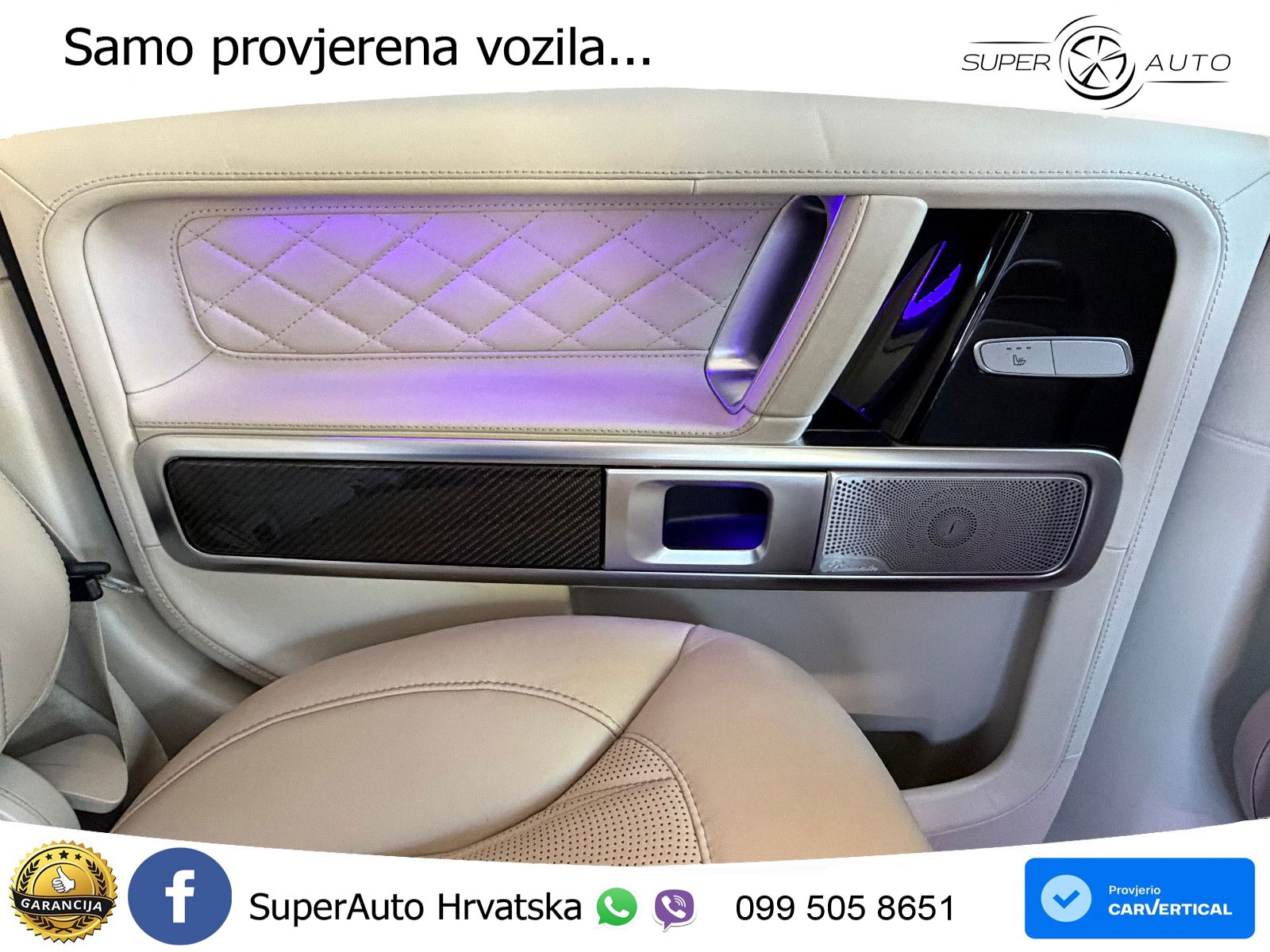 Mercedes AMG G 63 Long V8 (585 KS) 4MATIC 9G-TRONIC AMG SPEEDSHIFT PLUS ACC+GR SJED+360+PANO