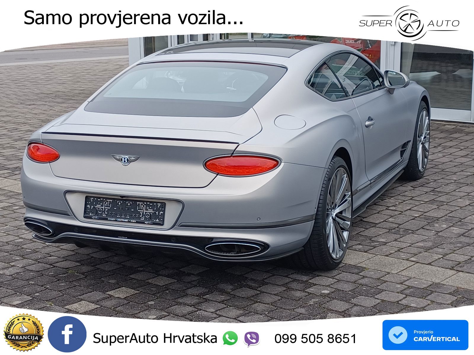 Bentley Continental GT III Speed 6.0 TSI W12 (659 KS) AWD DCT LED+GR SJED+ACC