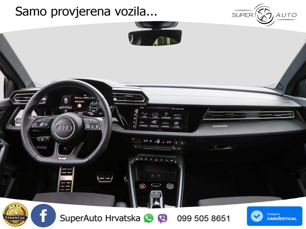 Audi S3 Limuzina 2.0 TFSI (333 KS) quattro S tronic MATRIX+GR SJED+KAM