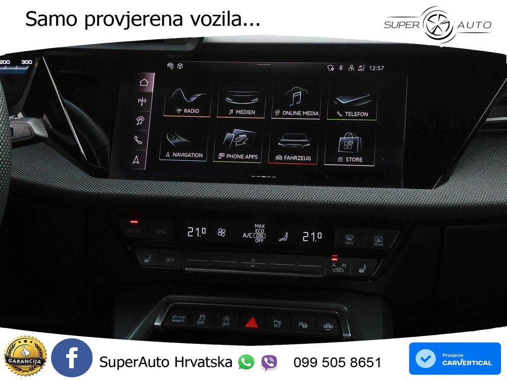 Audi S3 Limuzina 2.0 TFSI (333 KS) quattro S tronic MATRIX+GR SJED+KAM