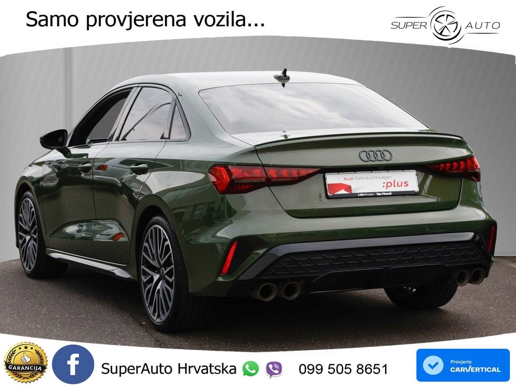 Audi S3 Limuzina 2.0 TFSI (333 KS) quattro S tronic MATRIX+GR SJED+KAM