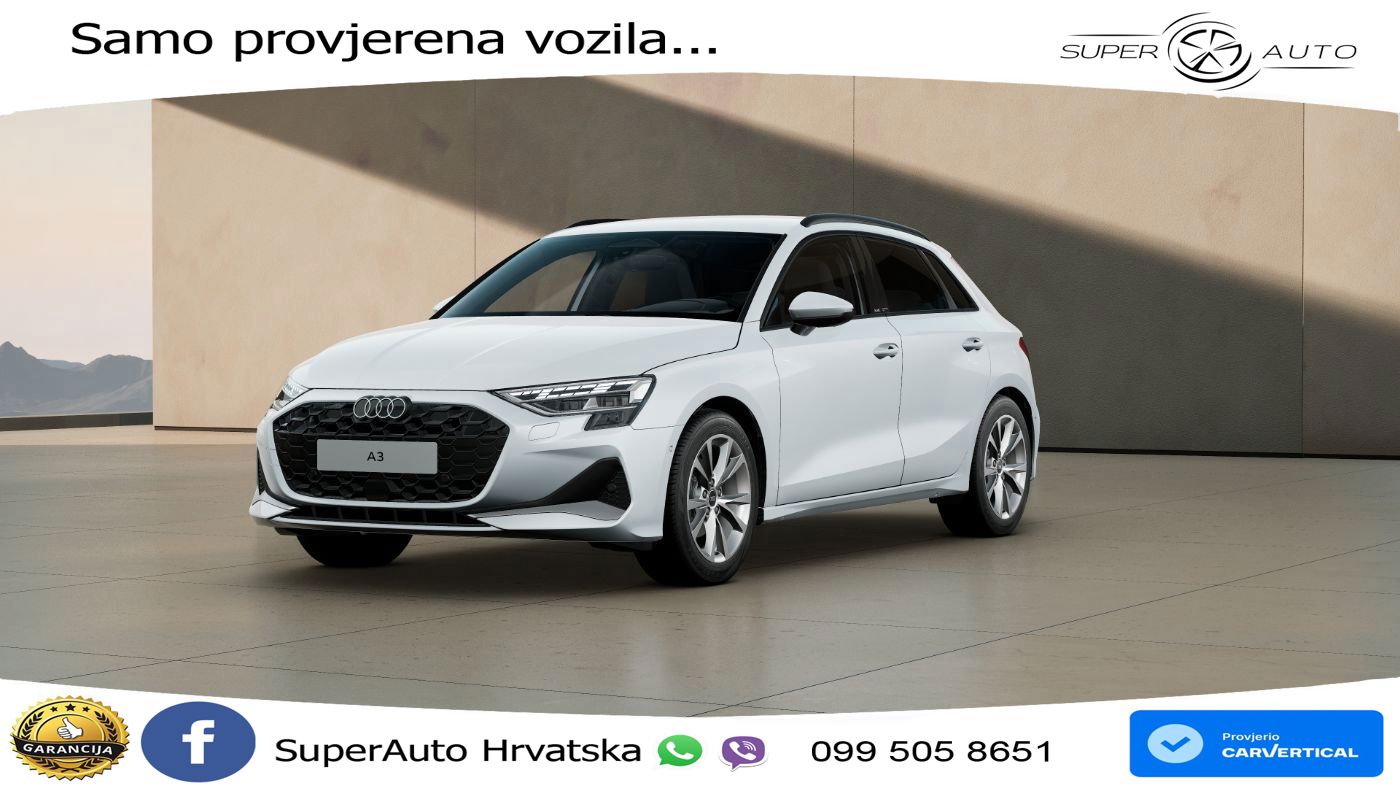 Audi A3 30 TFSI (116 KS) advanced LED+GR SJED+ACC