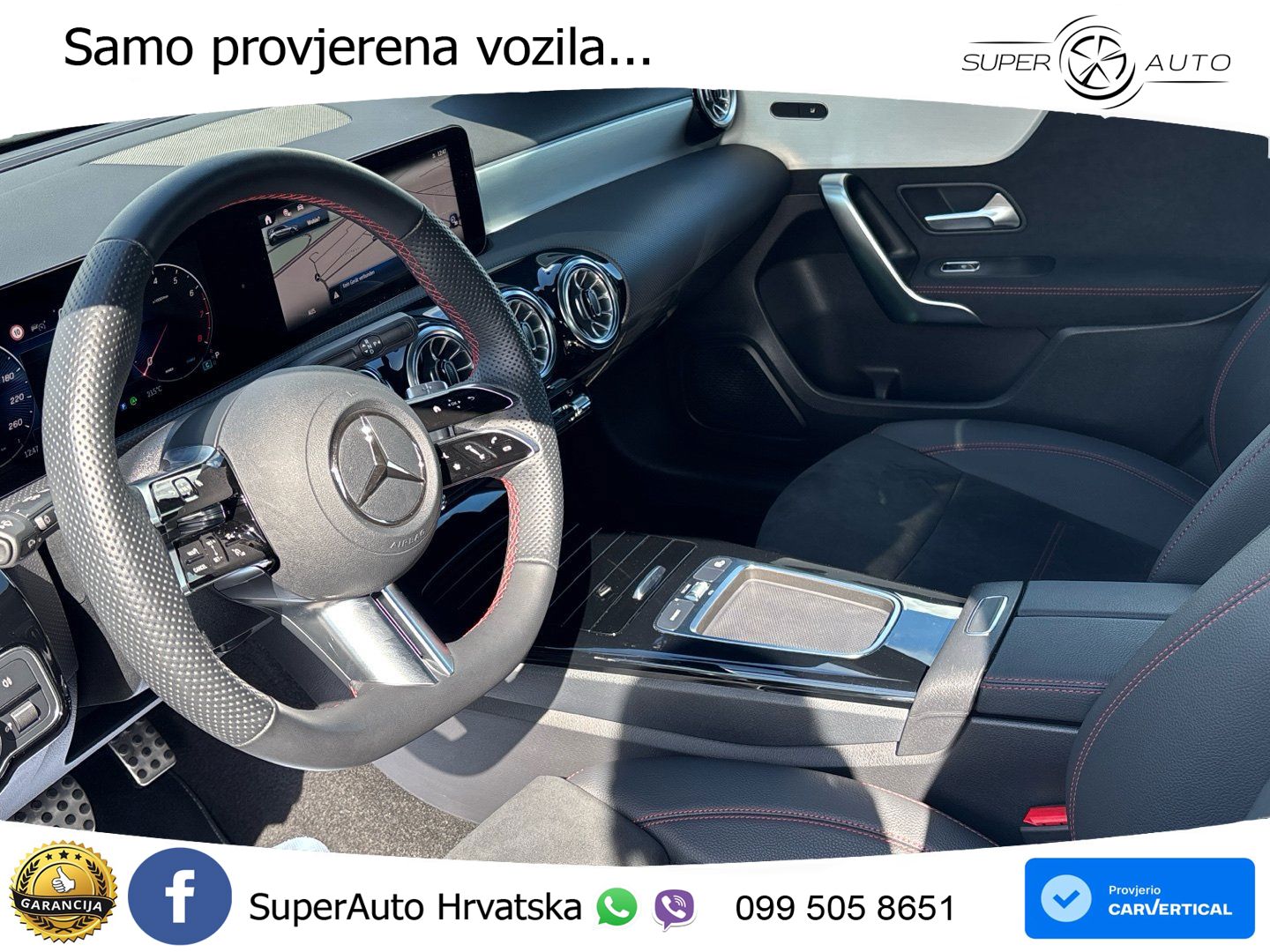 Mercedes-Benz A 180 7G-DCT AMG ACC+GR SJED+360+PANO