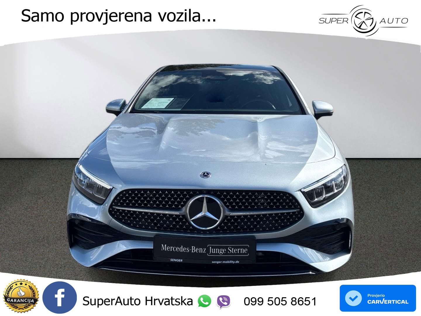 Mercedes-Benz A 180 7G-DCT AMG ACC+GR SJED+360+PANO
