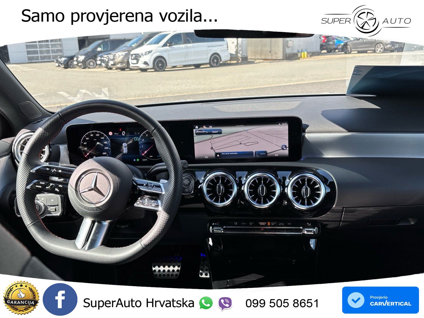 Mercedes-Benz A 180 7G-DCT AMG ACC+GR SJED+360+PANO