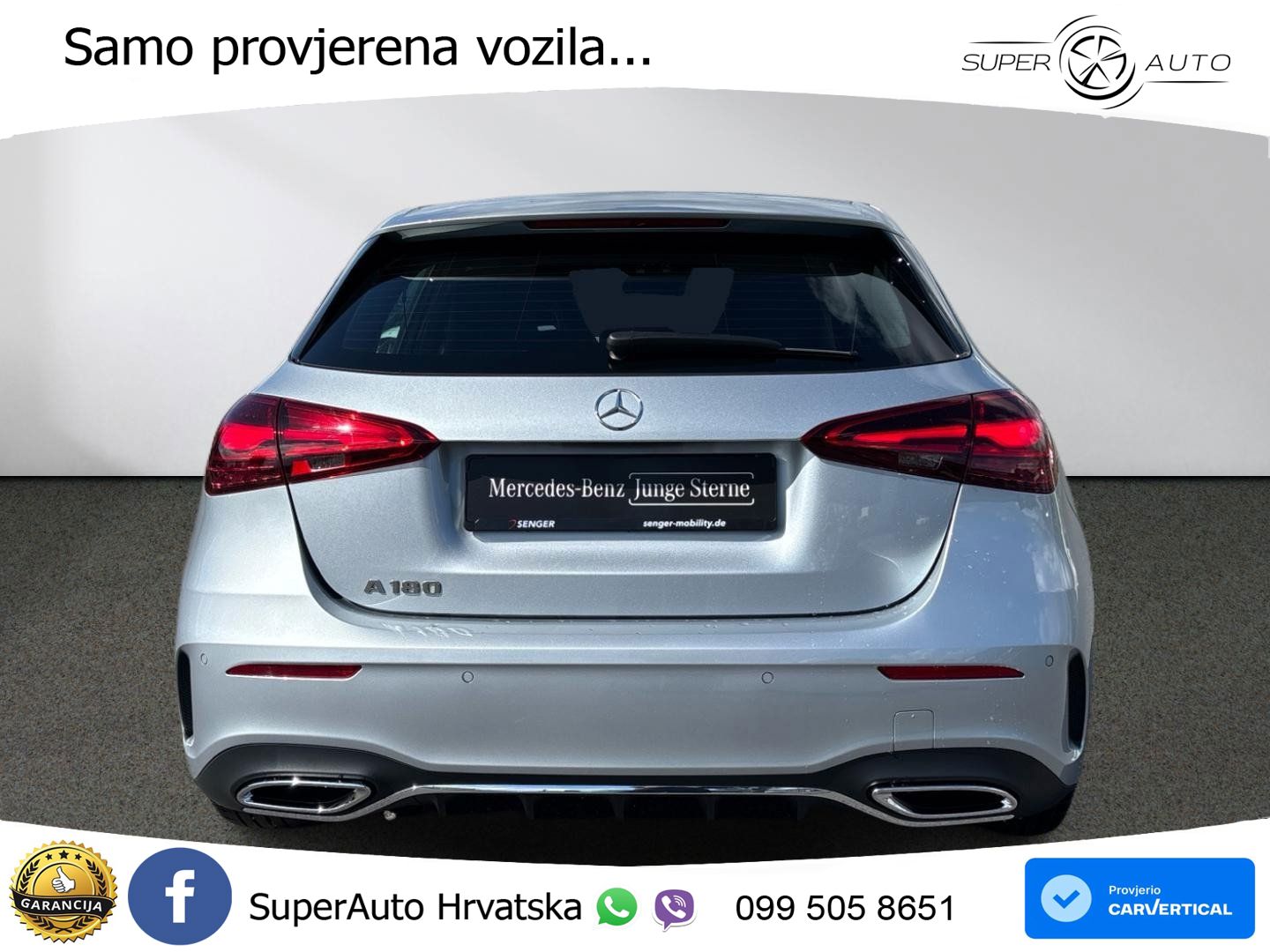 Mercedes-Benz A 180 7G-DCT AMG ACC+GR SJED+360+PANO