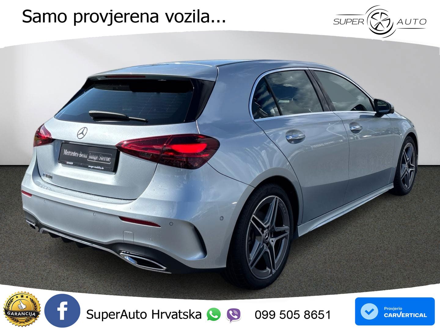 Mercedes-Benz A 180 7G-DCT AMG ACC+GR SJED+360+PANO