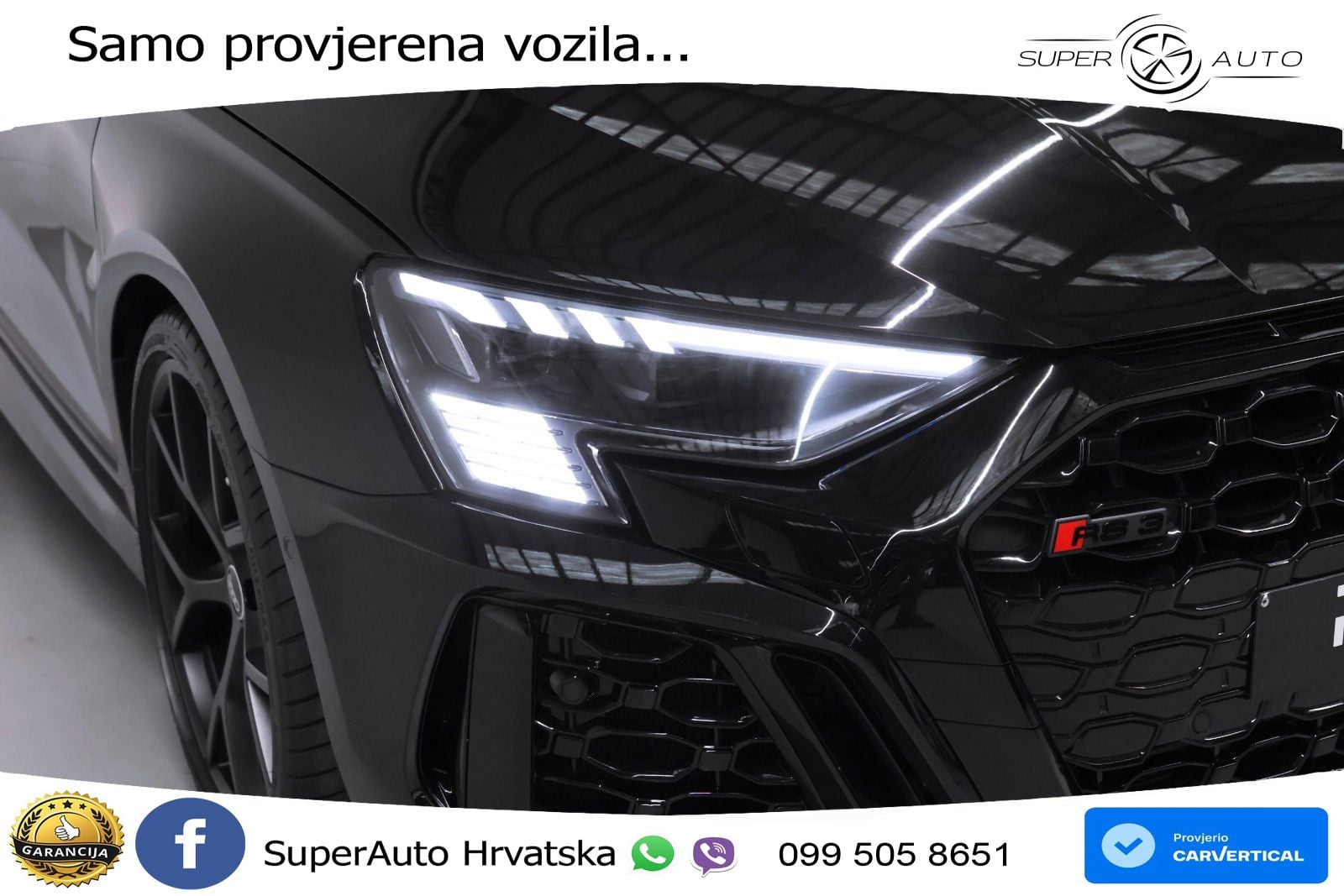 Audi RS3 Sportback 2.5 TFSI (400 KS) quattro S tronic LED+GR SJED+ACC