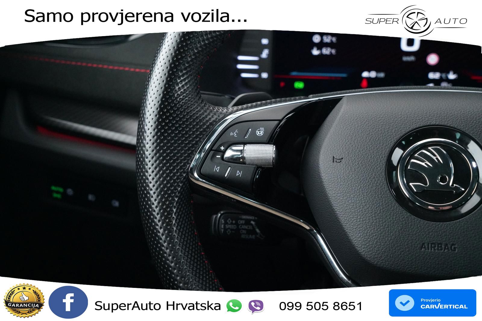 Škoda Octavia Combi RS 2.0 TDI (200 KS) DSG MATRIX+GR SJED+KAM