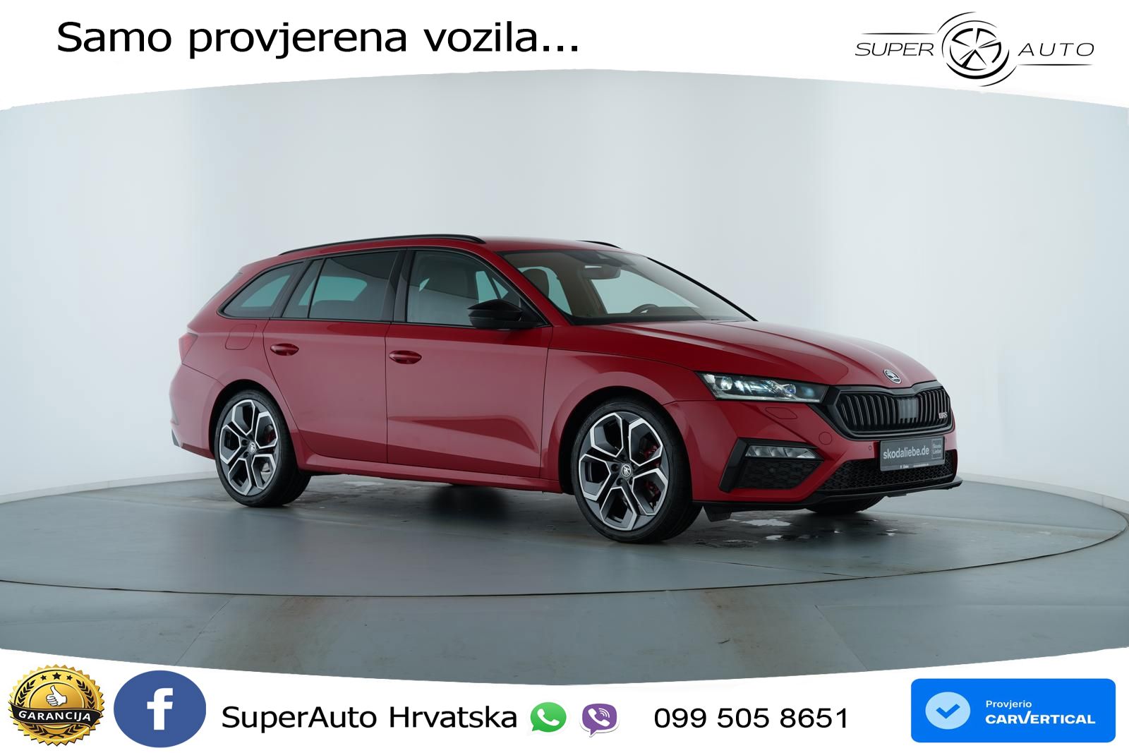 Škoda Octavia Combi RS 2.0 TDI (200 KS) DSG MATRIX+GR SJED+KAM