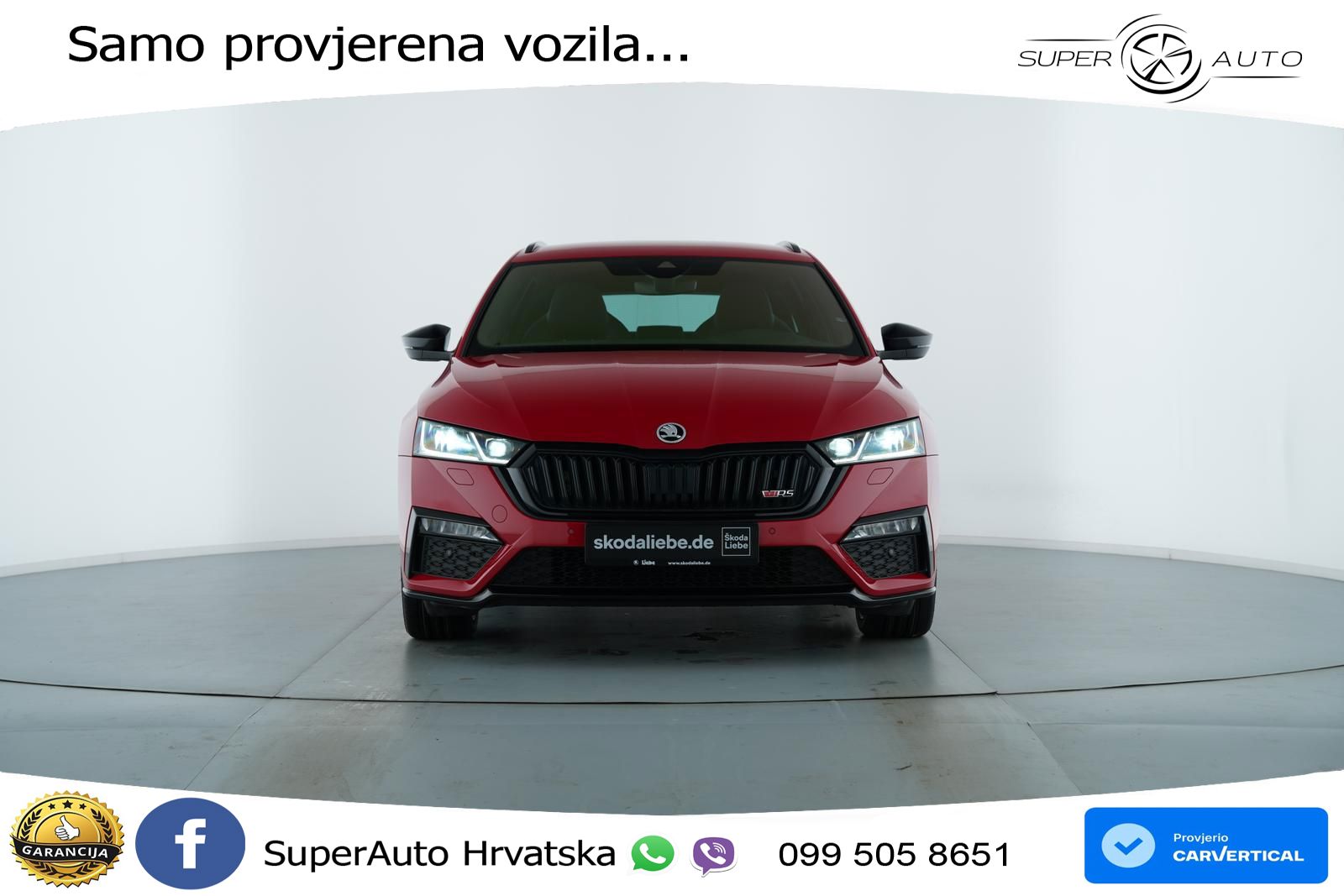 Škoda Octavia Combi RS 2.0 TDI (200 KS) DSG MATRIX+GR SJED+KAM