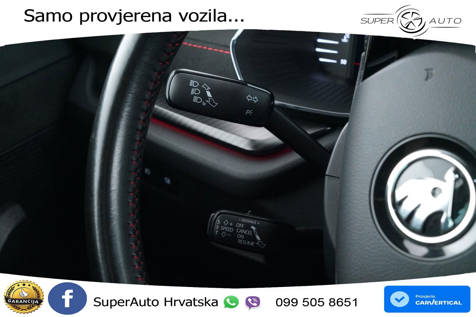 Škoda Octavia Combi RS 2.0 TDI (200 KS) DSG MATRIX+GR SJED+KAM