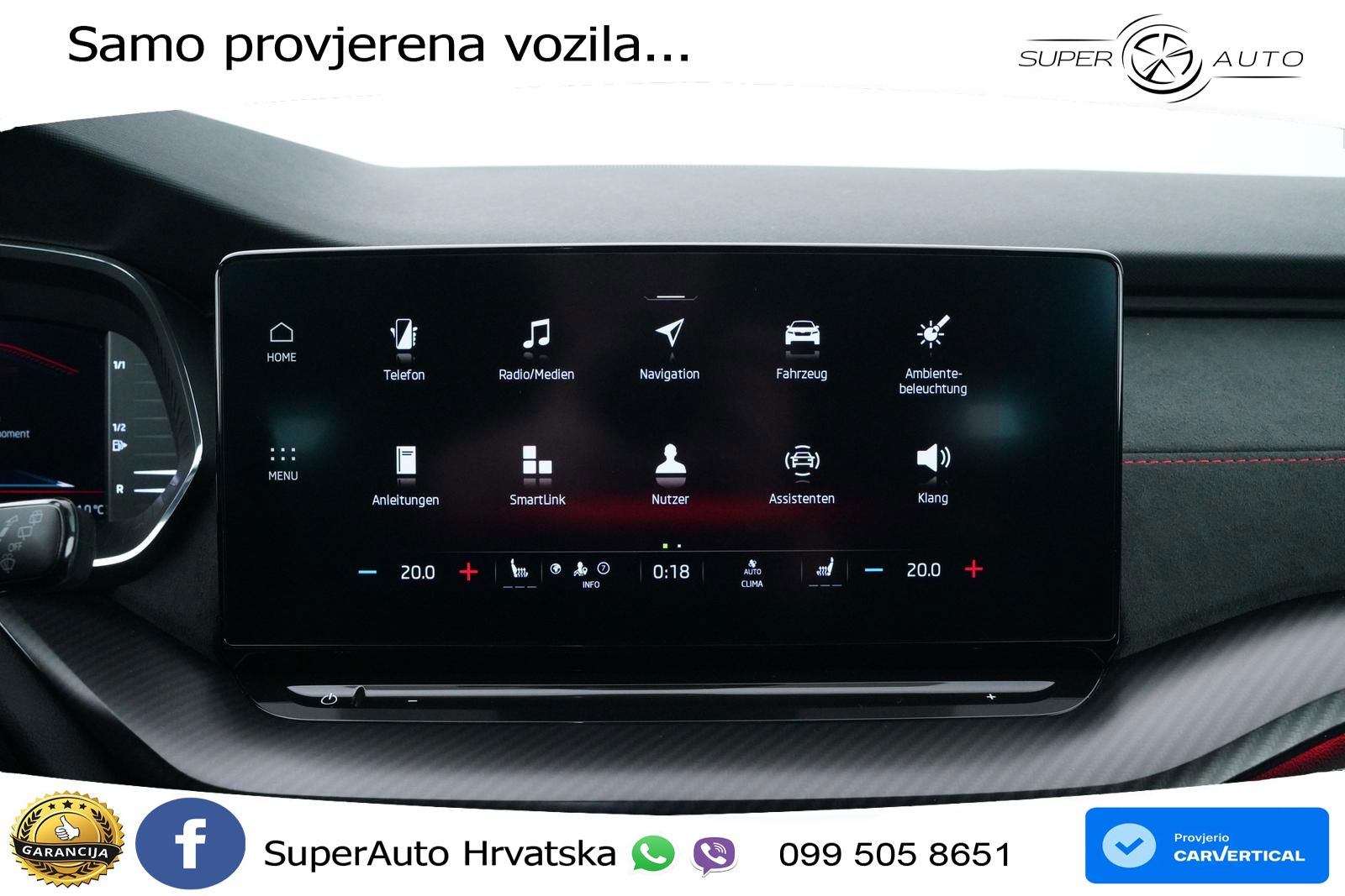 Škoda Octavia Combi RS 2.0 TDI (200 KS) DSG MATRIX+GR SJED+KAM