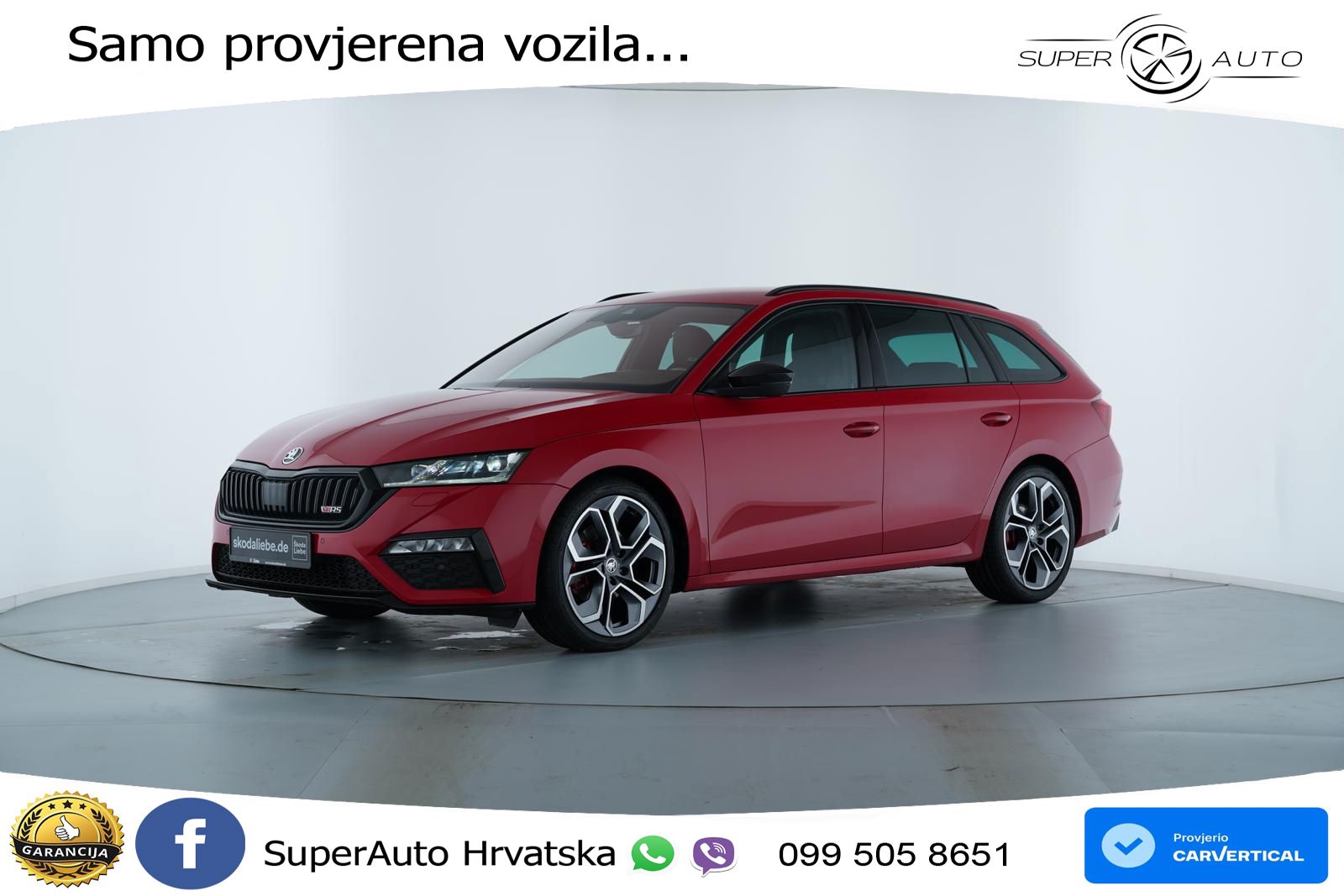 Škoda Octavia Combi RS 2.0 TDI (200 KS) DSG MATRIX+GR SJED+KAM