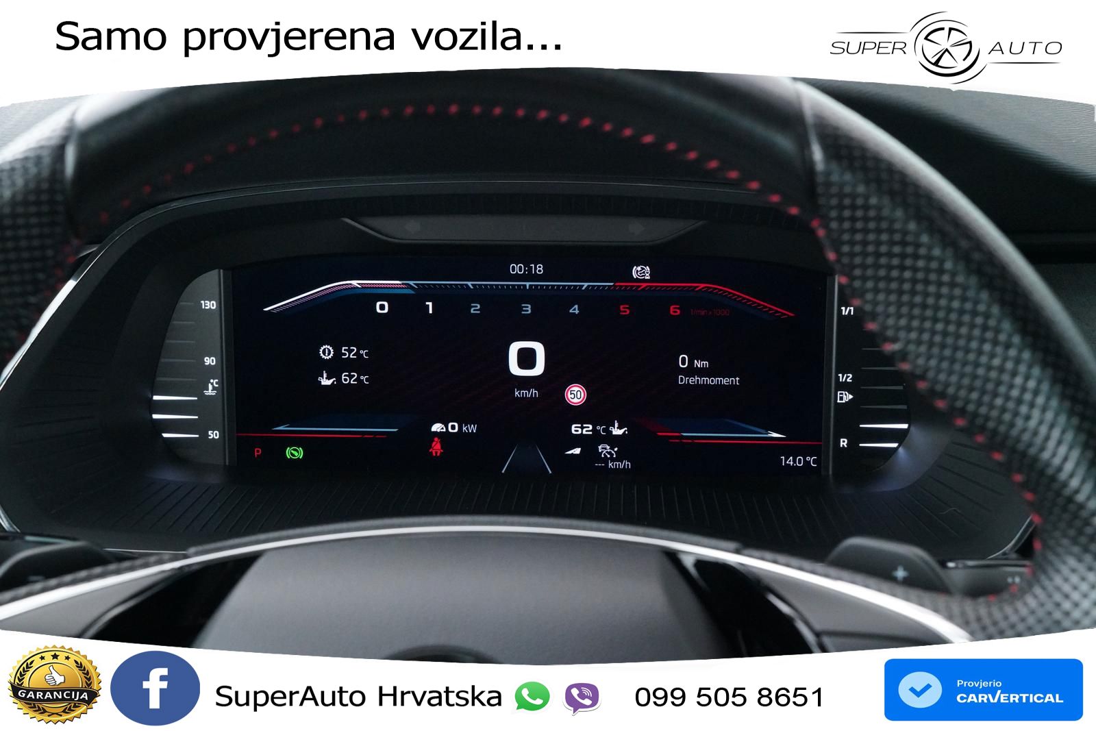 Škoda Octavia Combi RS 2.0 TDI (200 KS) DSG MATRIX+GR SJED+KAM