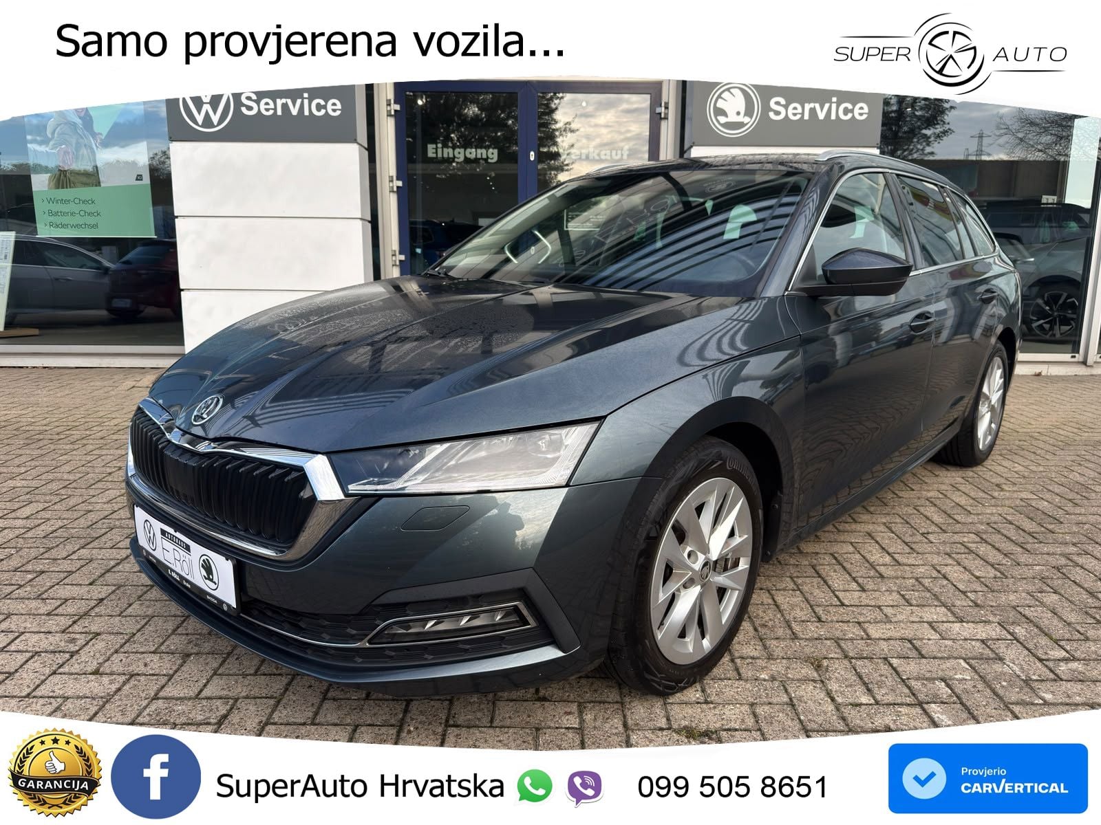 Škoda Octavia Combi 2.0 TDI (150 KS) DSG LED+GR SJED+ACC