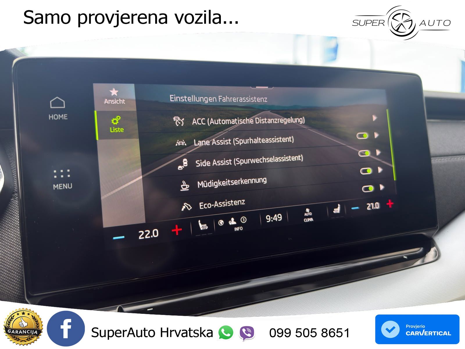 Škoda Octavia Combi 2.0 TDI (150 KS) DSG LED+GR SJED+ACC