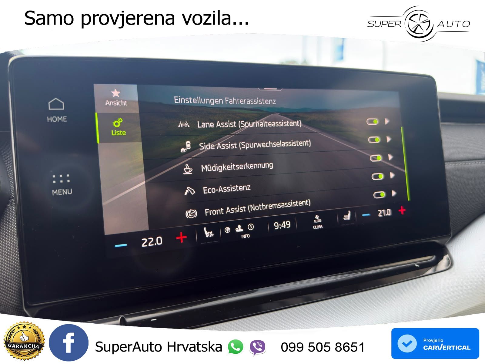 Škoda Octavia Combi 2.0 TDI (150 KS) DSG LED+GR SJED+ACC