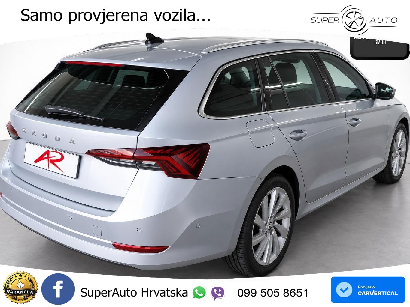 Škoda Octavia Combi 2.0 TDI (150 KS) DSG LED+GR SJED+ACC